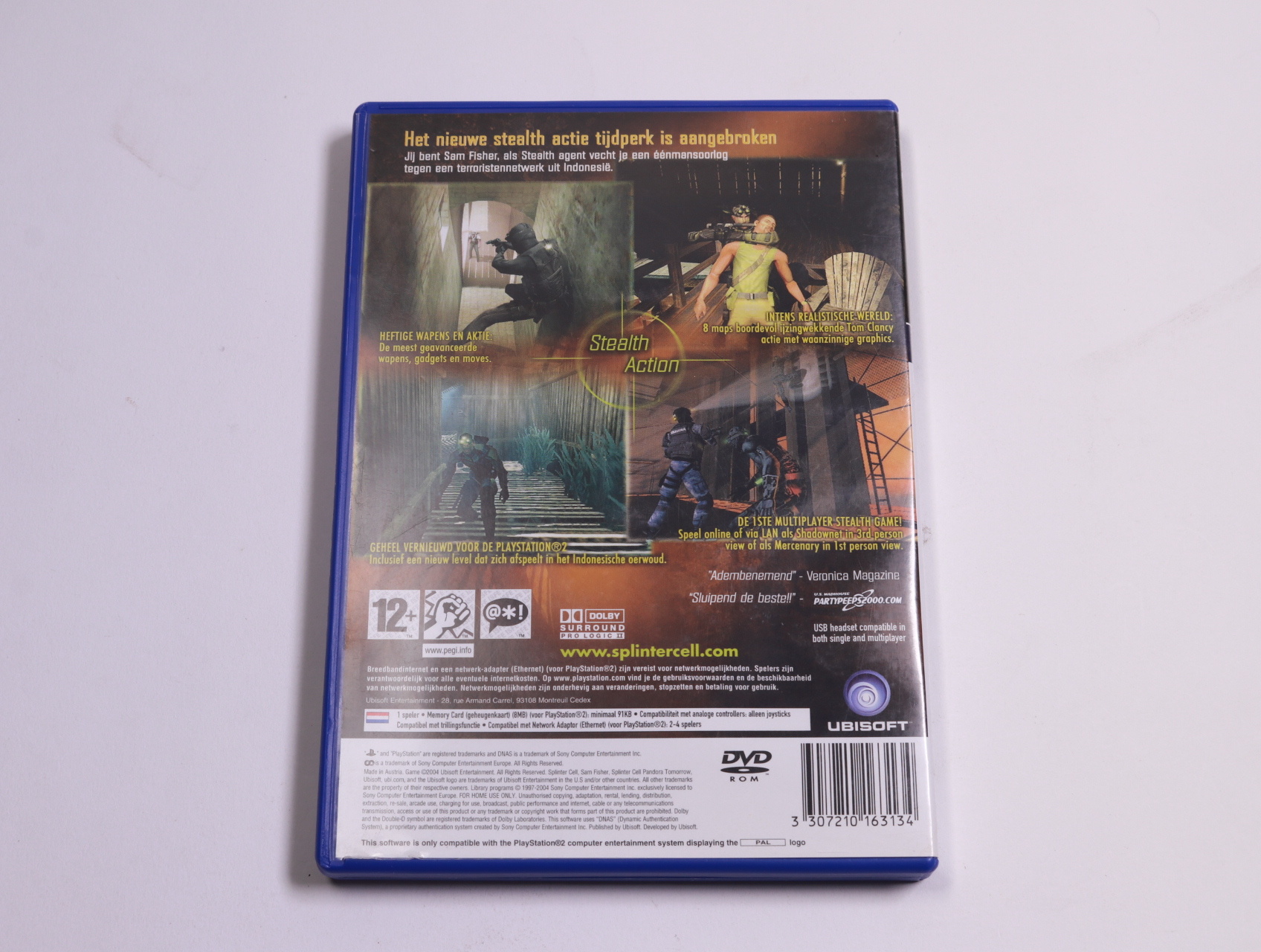 Playstation 2 - Splinter Cell Pandora Tomorrow - Ubisoft - productfoto 2