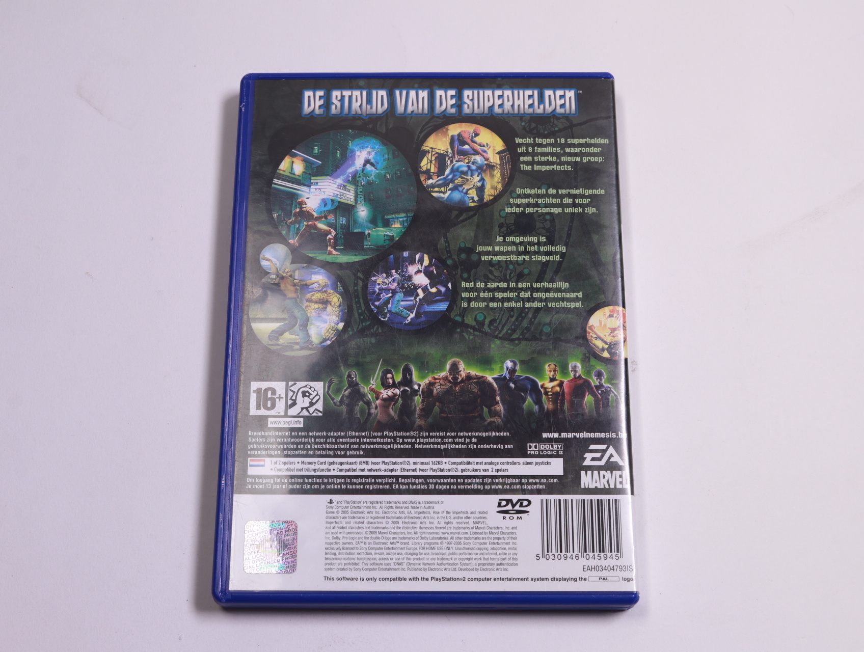 PlayStation 2 - Marvel Nemesis: Rise of the Imperfects - Electronic Arts - productfoto 2