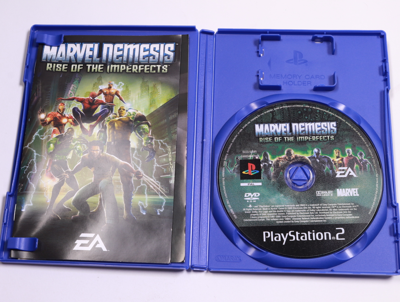 PlayStation 2 - Marvel Nemesis: Rise of the Imperfects - Electronic Arts - productfoto 3