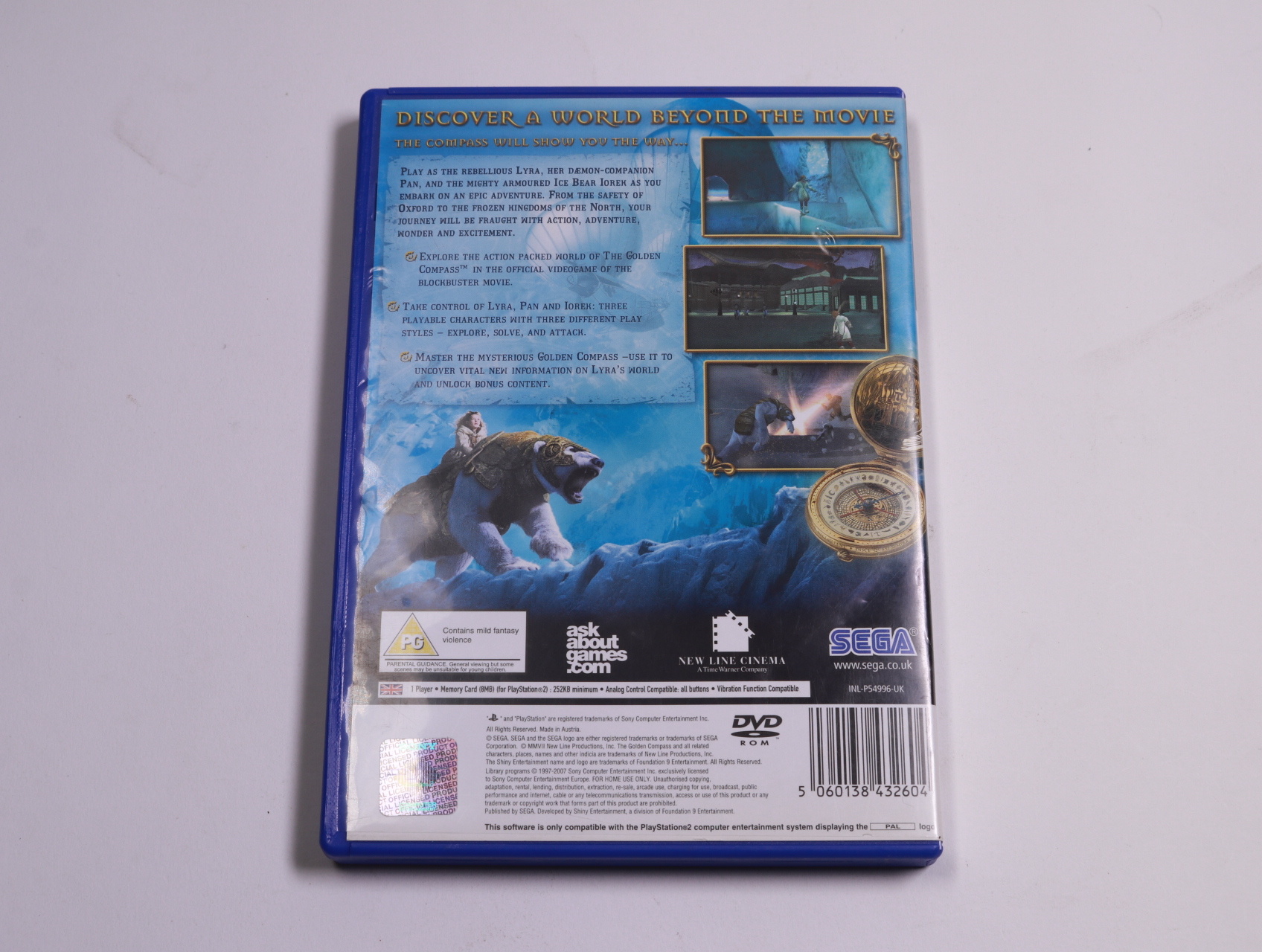 Playstation 2 - The Golden Compass - Shiny Entertainment - productfoto 2