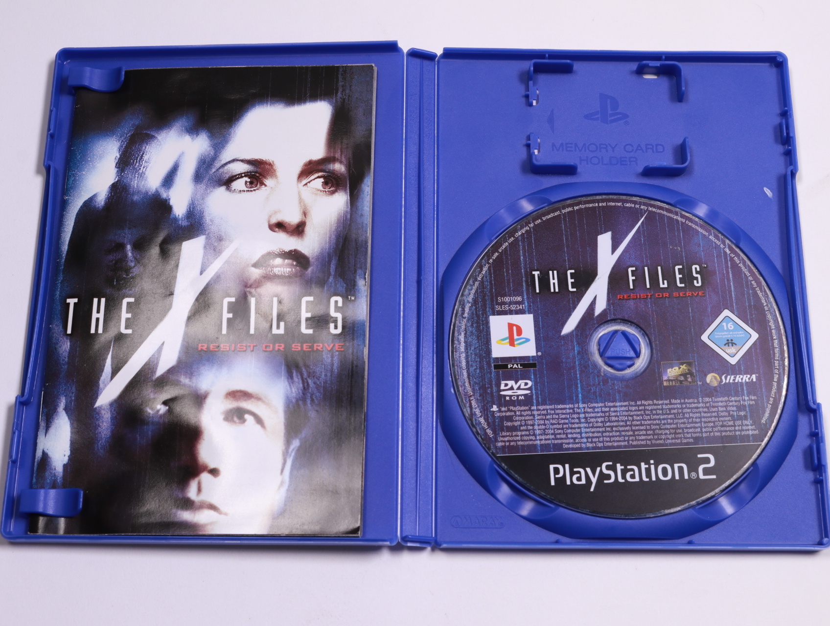 Playstation 2 - The X-Files Resist or Serve - Sierra Entertainment - productfoto 3