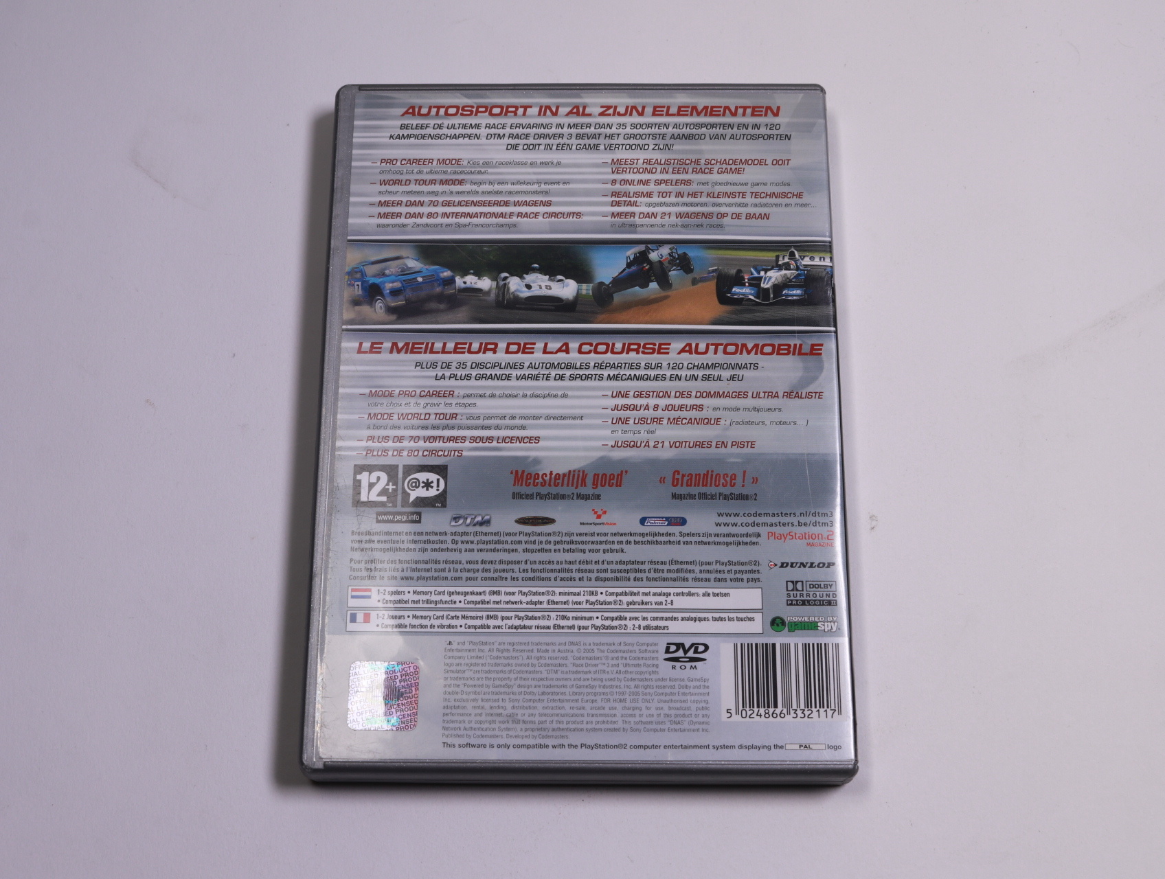 Playstation 2 - DTM Race Driver 3 [Platinum] - Codemasters - productfoto 2