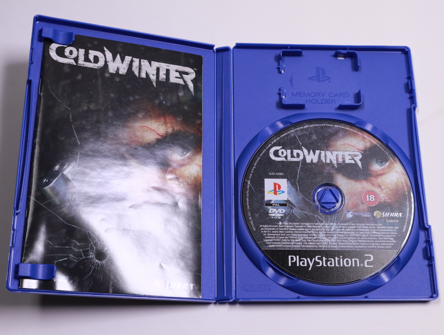 Playstation 2 - Cold Winter - Swordfish Studios - productfoto 3