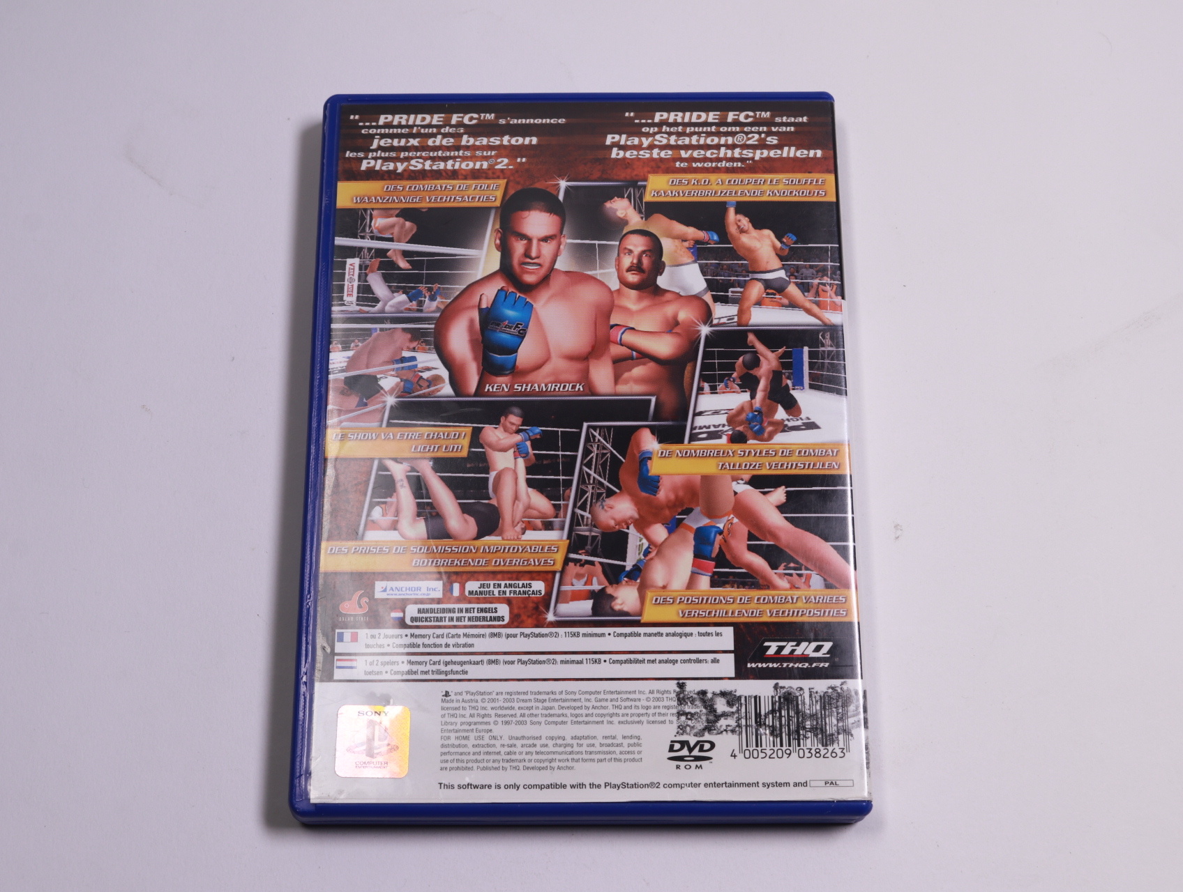 Playstation 2 - Pride FC: Fighting Championships - Anchor Inc. - productfoto 2