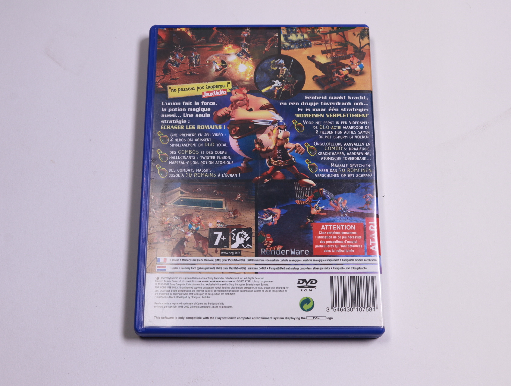 Playstation 2 - Asterix & Obelix XXL - productfoto 2