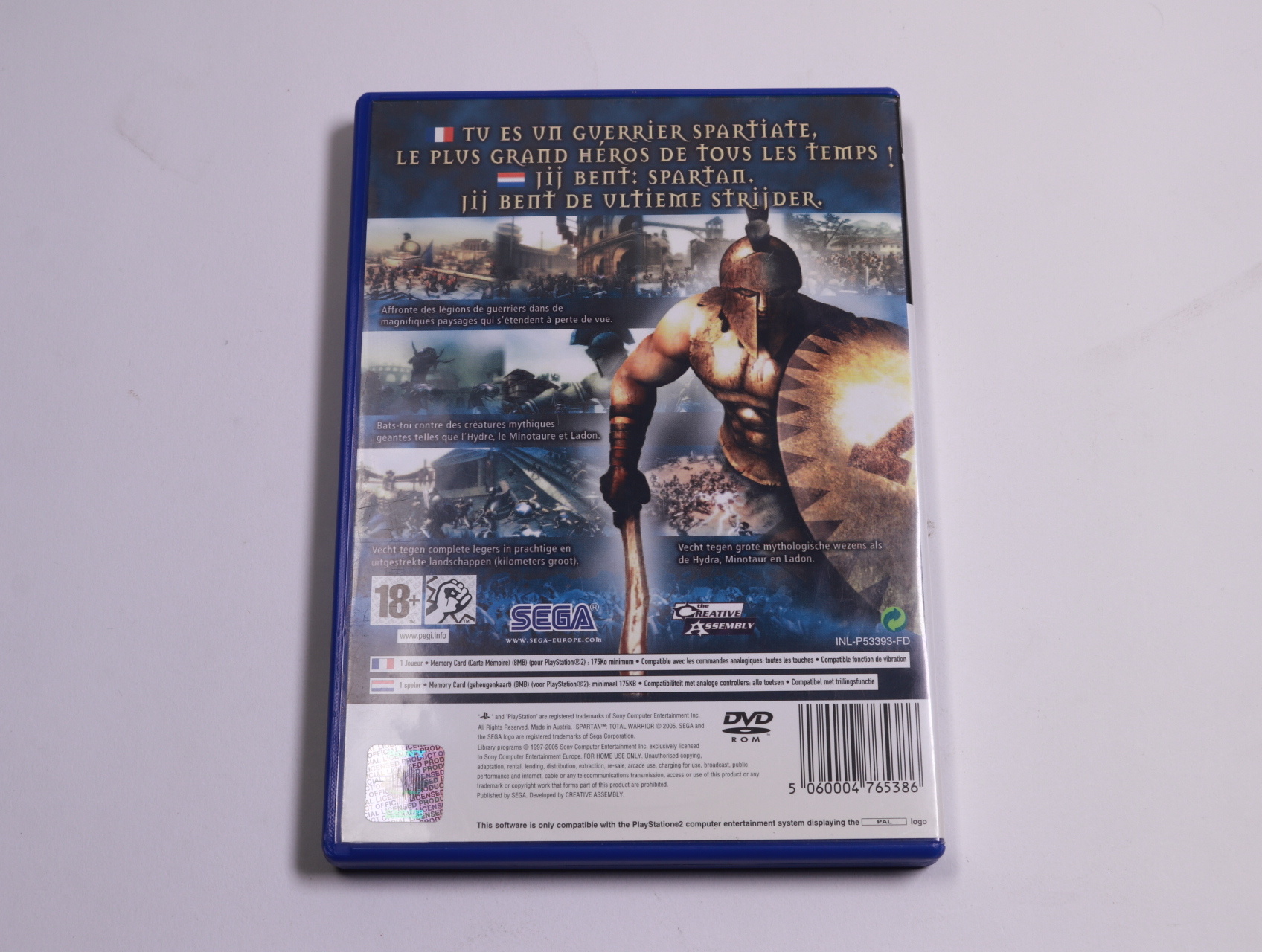 Playstation 2 - Spartan: Total Warrior - Creative Assembly - productfoto 2
