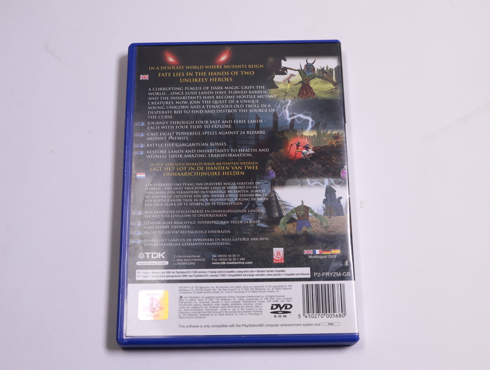 PlayStation 2 - Pryzm Chapter One: The Dark Unicorn - The 3DO Company - productfoto 2