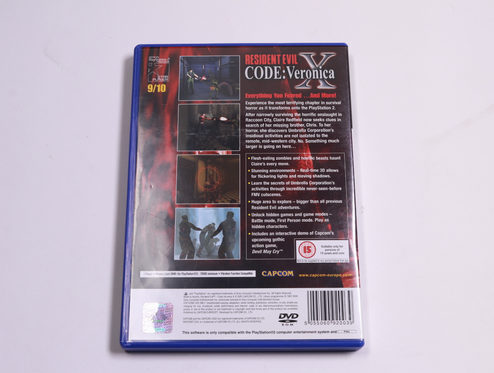 Playstation 2 - Resident Evil: Code Veronica X - productfoto 2