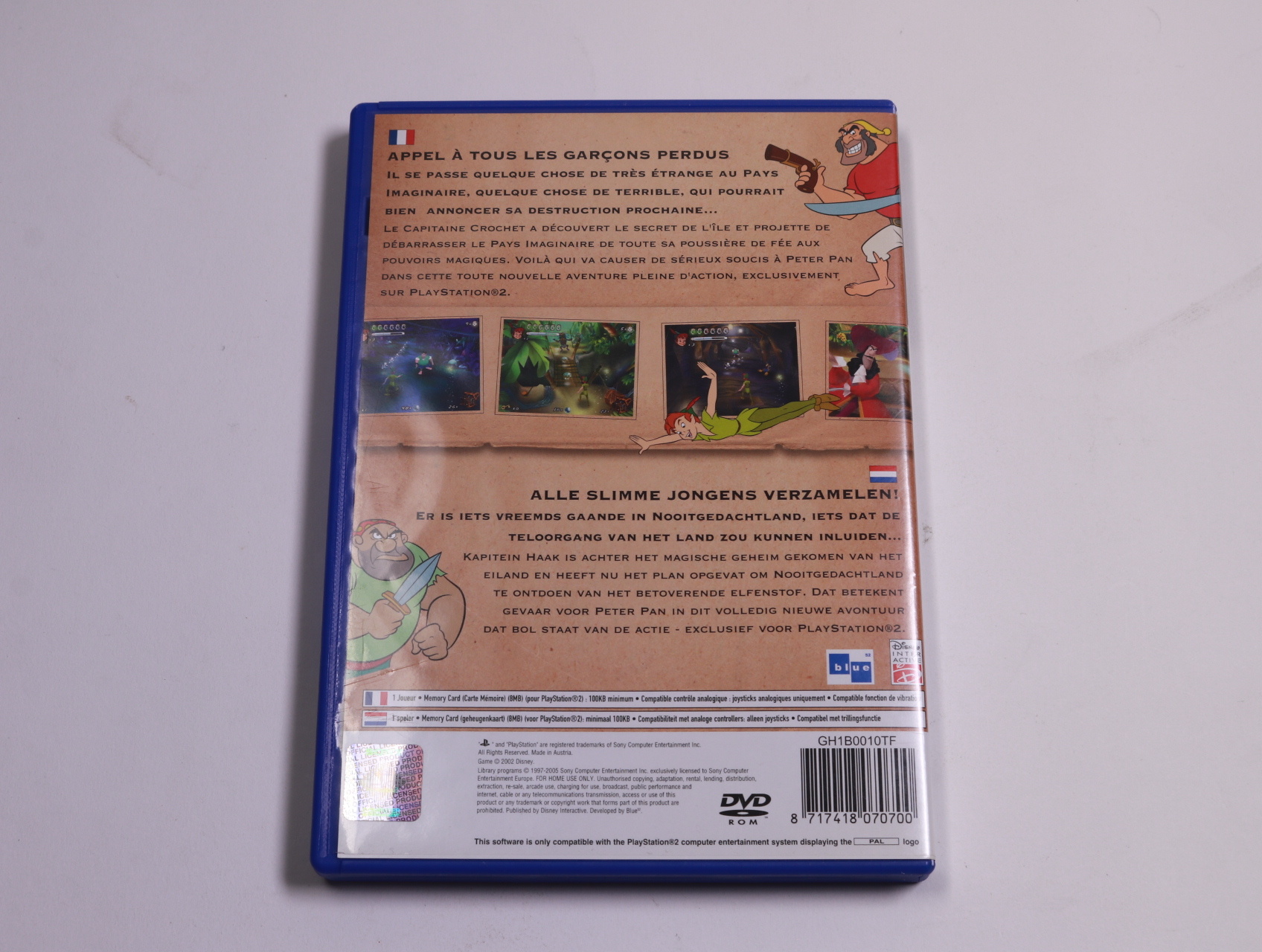 Playstation 2 - Peter Pan: The Legend of Never Land - Disney Interactive Studios - productfoto 2