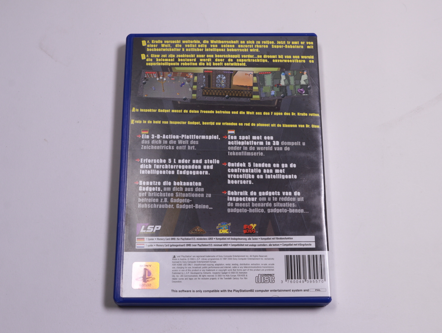 PlayStation 2 - MAD Robots Invasion - Silmarils - productfoto 2