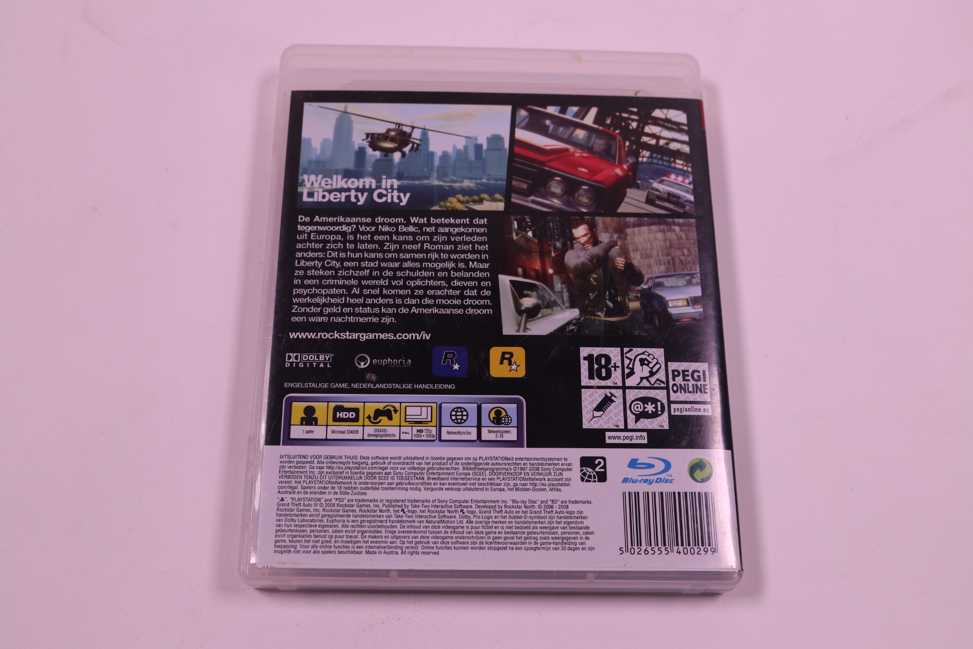 Playstation 3 - Grand Theft Auto IV - Rockstar Games - productfoto 2
