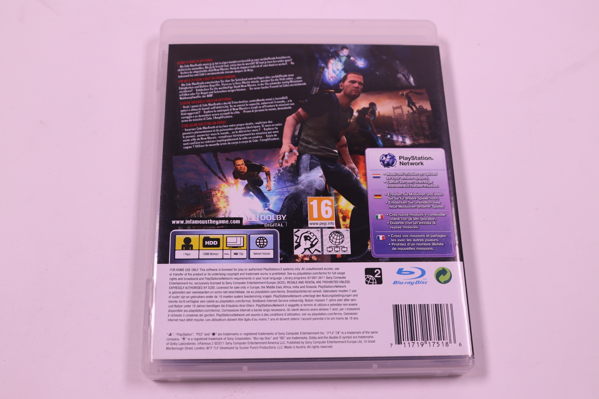PlayStation 3 - InFamous 2 - Sucker Punch Productions - productfoto 2