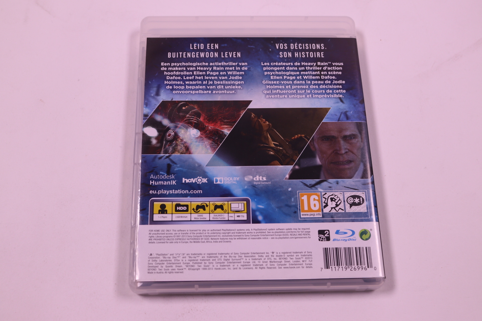 Playstation 3 - Beyond Two Souls - Quantic Dream - productfoto 2