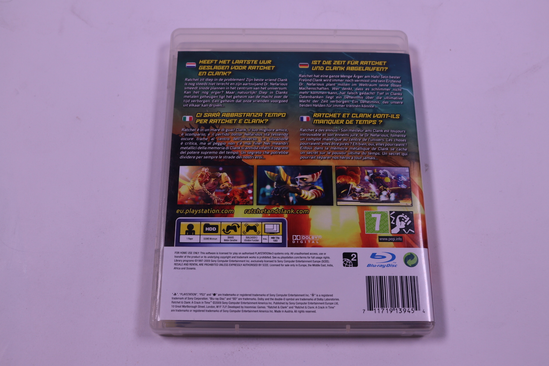 Playstation 3 - Ratchet & Clank: A Crack in Time - Insomniac Games - productfoto 2
