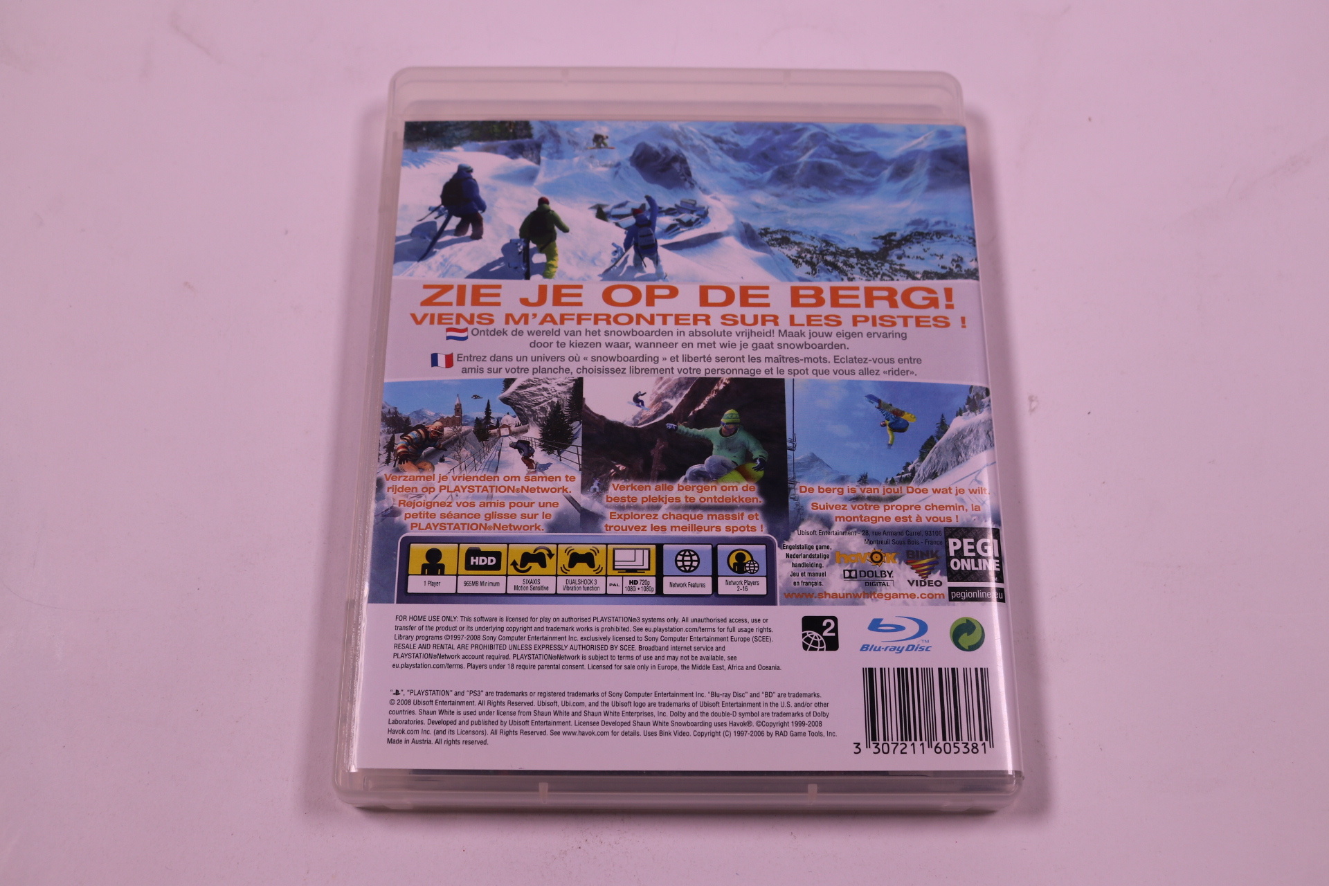 PlayStation 3 - Shaun White Snowboarding - Ubisoft - productfoto 2