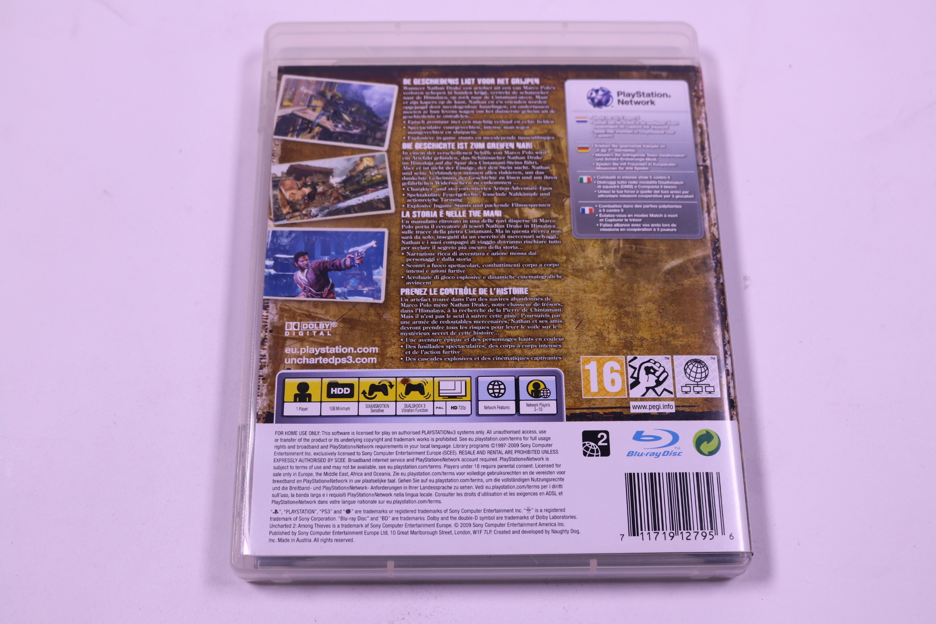 Playstation 3 - Uncharted 2 Among Thieves - Naughty Dog - productfoto 2