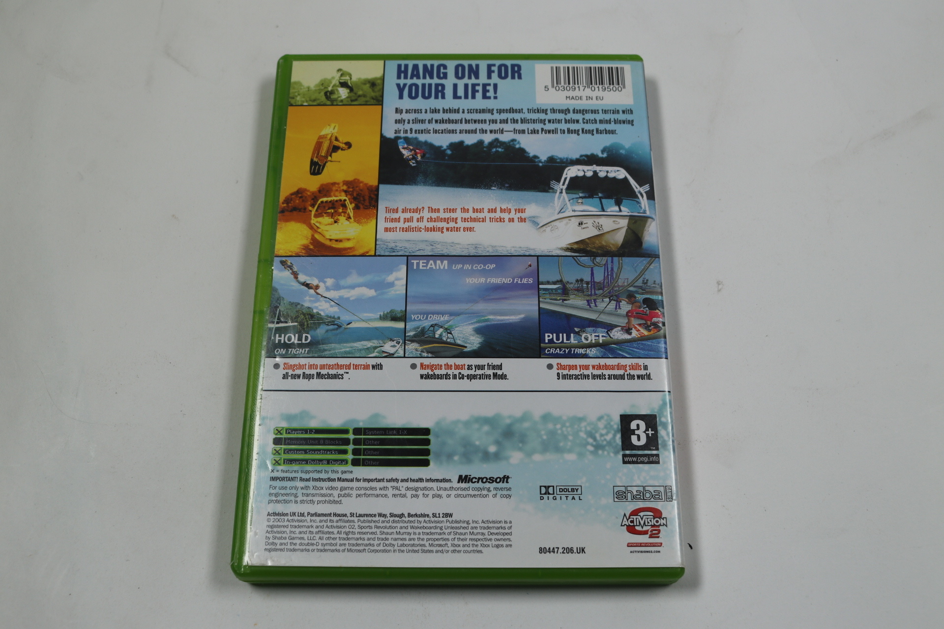 Xbox Classic - Wakeboarding Unleashed Featuring Shaun Murray - Shaba Games - productfoto 2