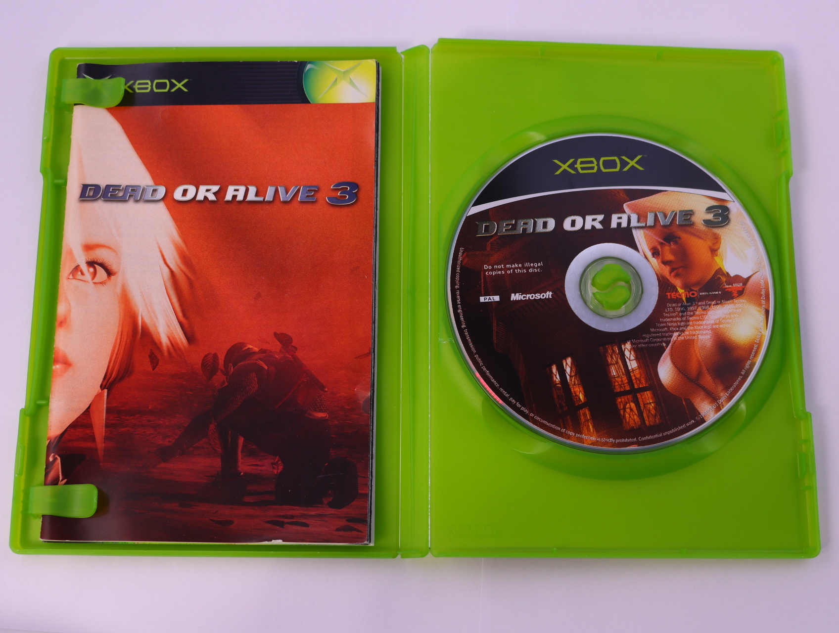 Xbox Classic - Dead or Alive 3 - Team Ninja - productfoto 3