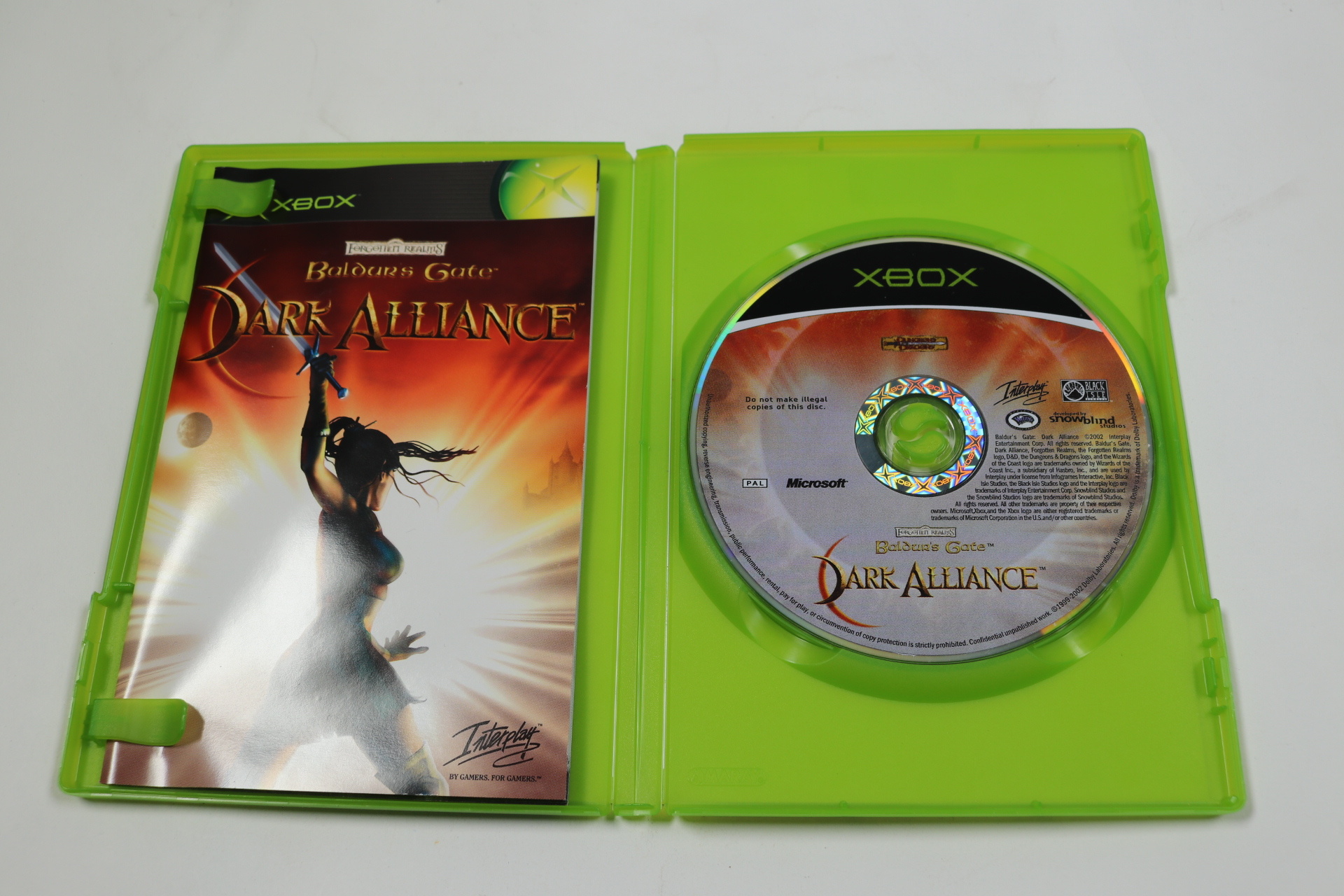 Xbox Classic - Baldur's Gate: Dark Alliance - Snowblind Studios - productfoto 3
