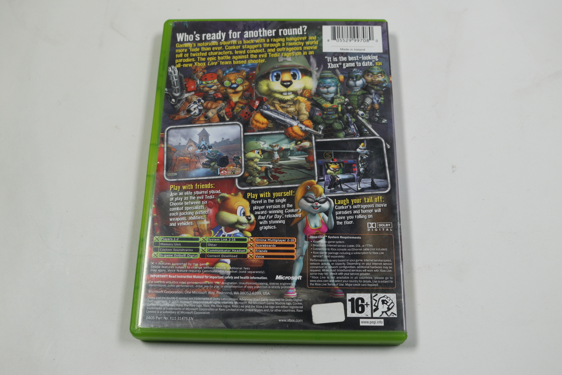 Xbox - Conker: Live & Reloaded - Microsoft - productfoto 2