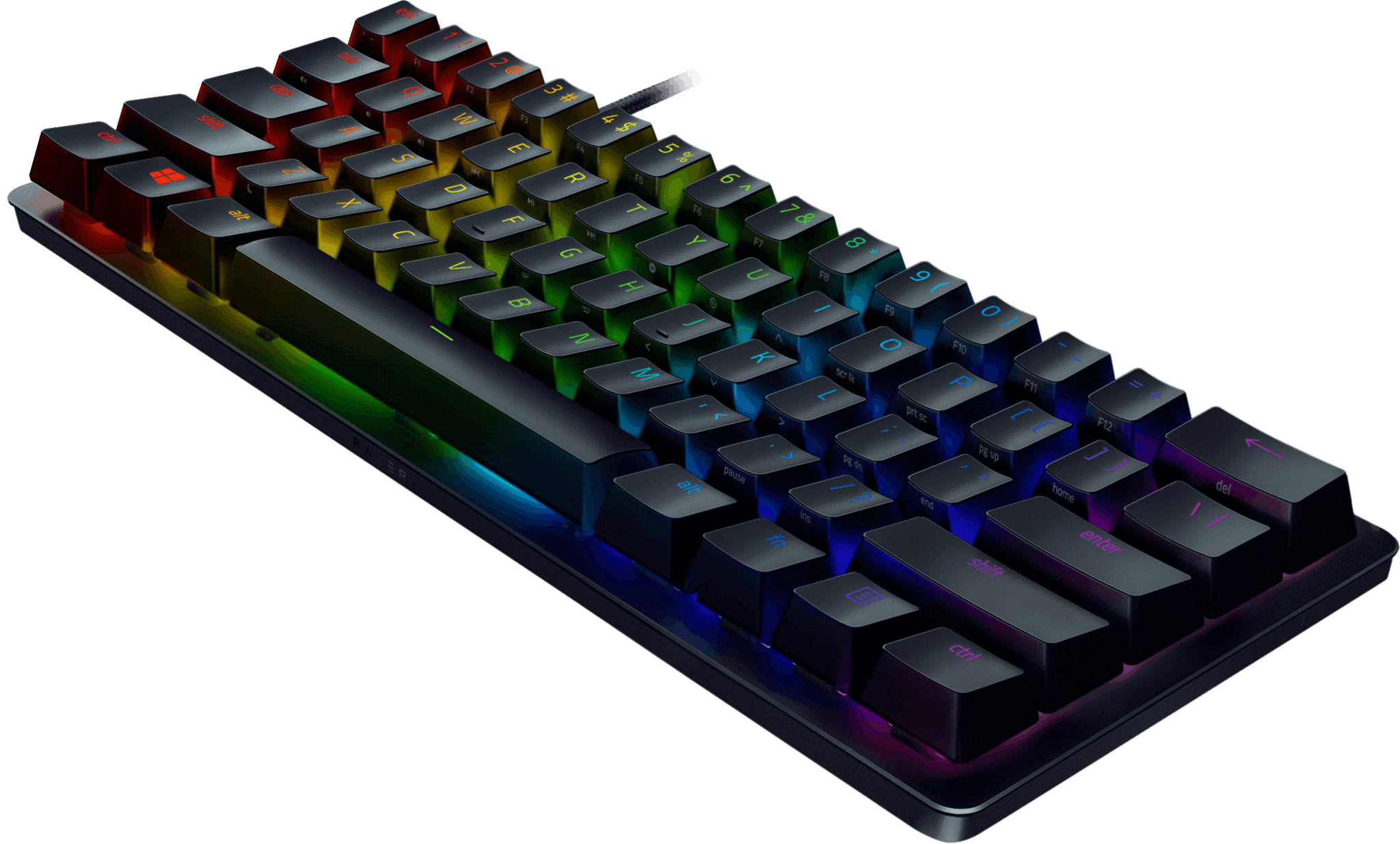 Huntsman Mini "Linear Red" | 60% - RGB - Mechanisch (QWERTY US) - Razer - productfoto 3