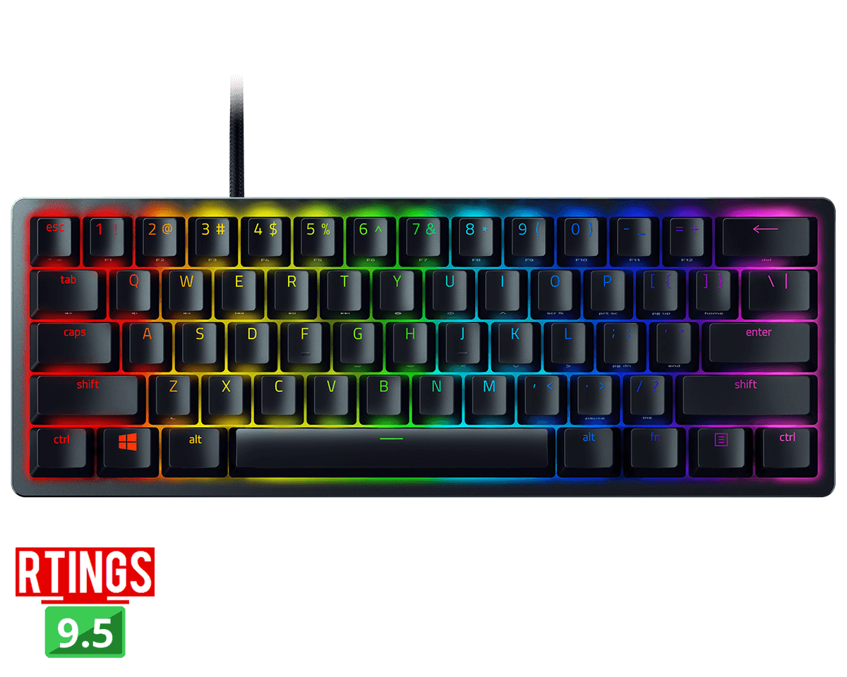 Huntsman Mini "Linear Red" | 60% - RGB - Mechanisch (QWERTY US)