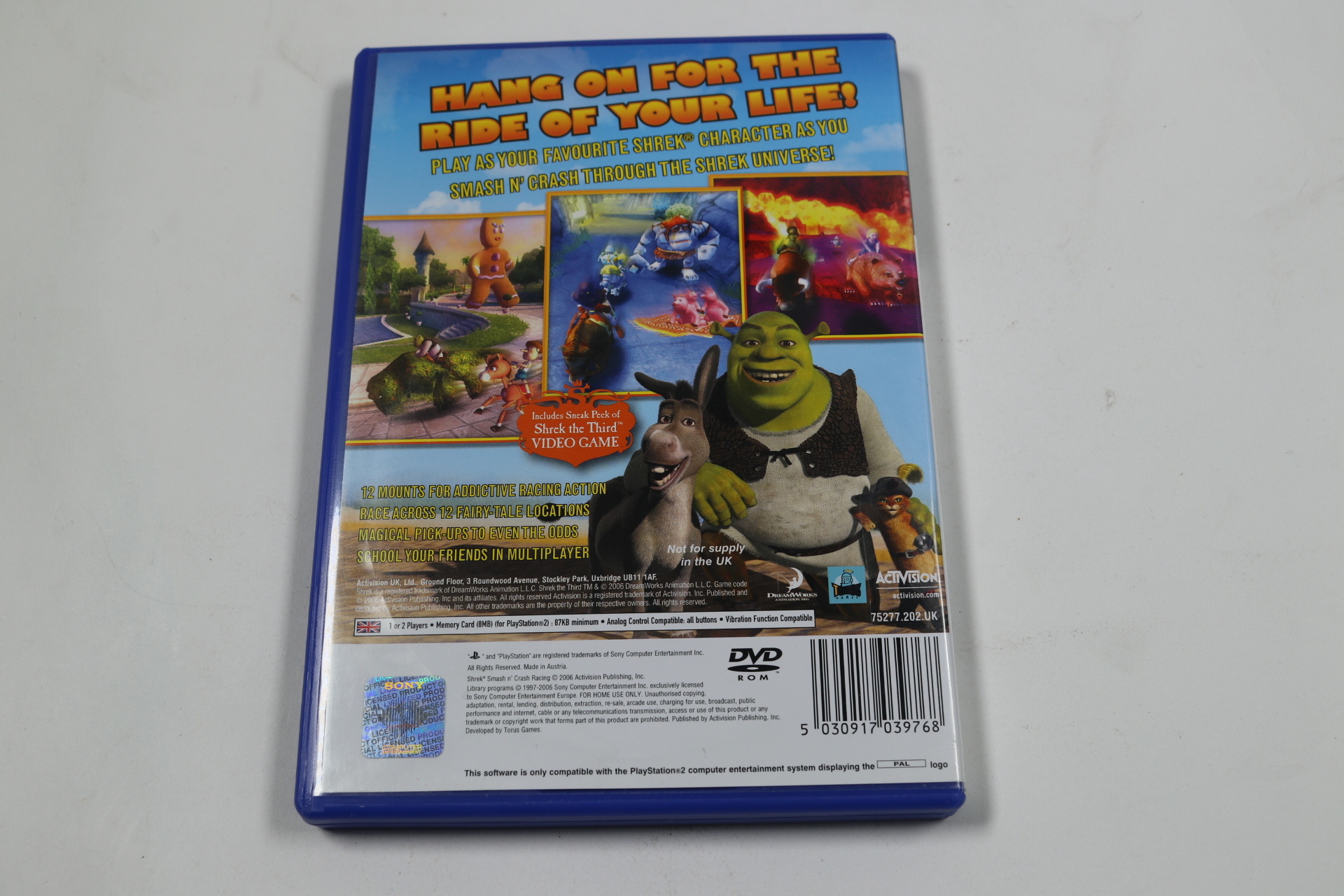 Playstation 2 - Shrek Smash n' Crash Racing - Activision - productfoto 2