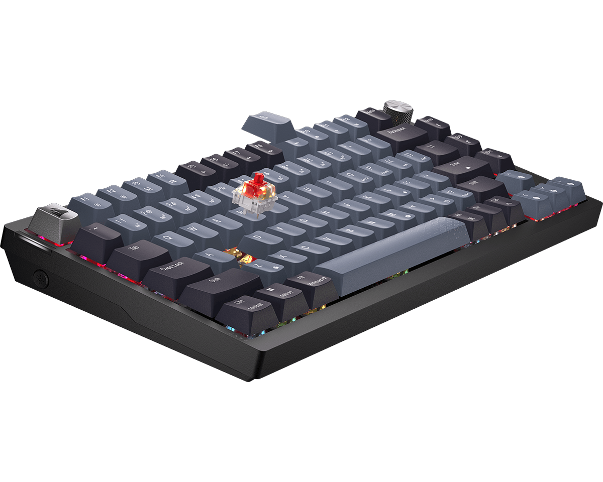 K65 Plus "MLX Red" | 75% - RGB - Draadloos - Mechanisch (QWERTY US) - Corsair - productfoto 2