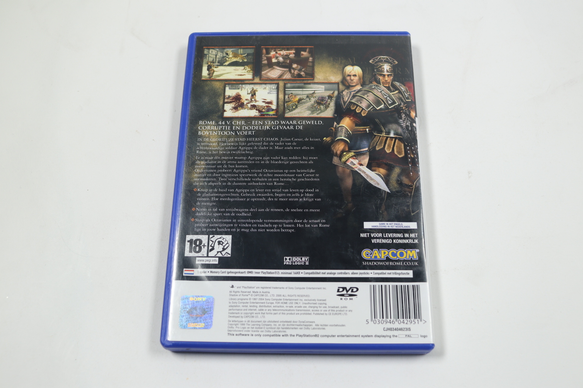PlayStation 2 - Shadow of Rome - Capcom - productfoto 2