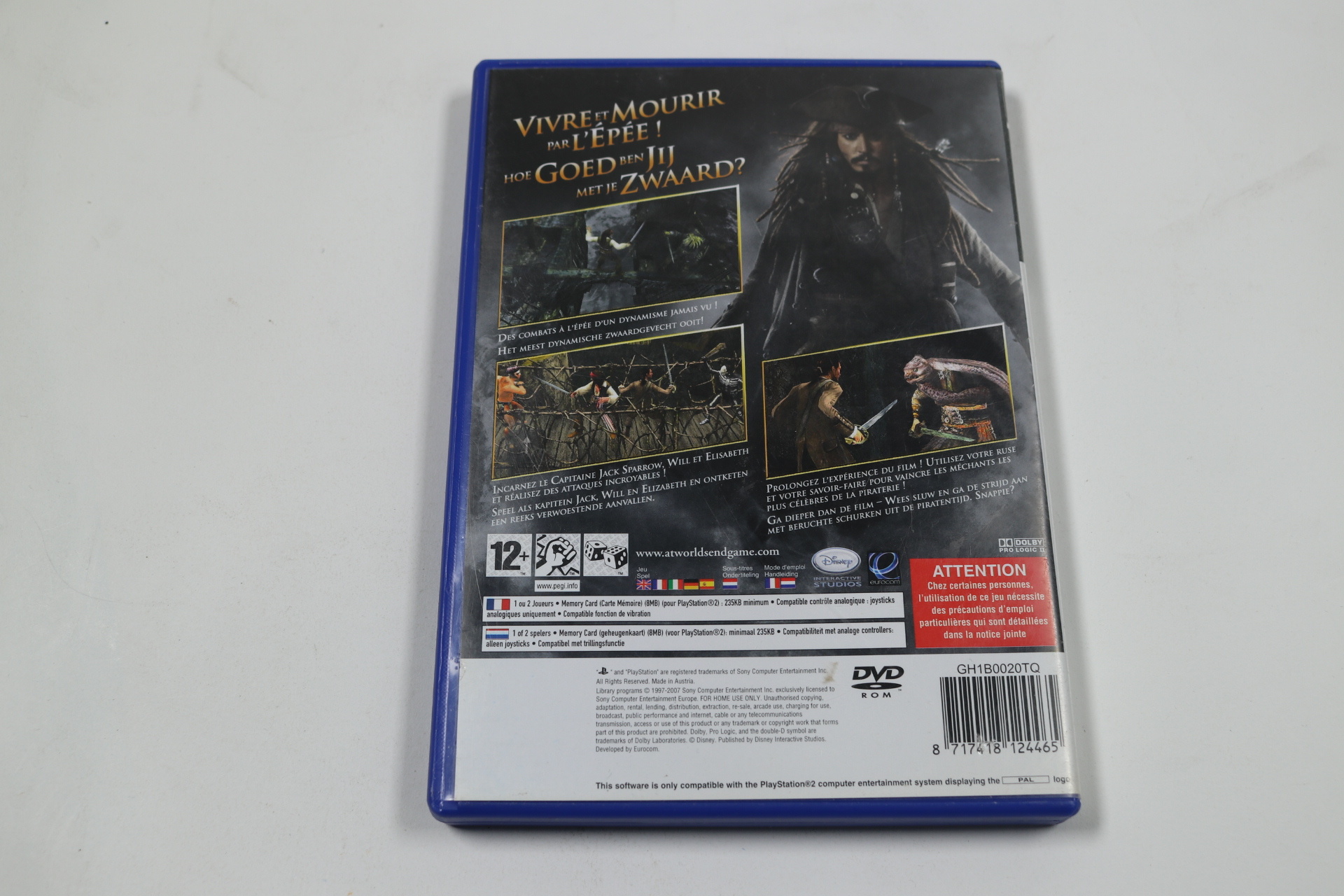 PlayStation 2 - Pirates of the Caribbean: At World's End - Eurocom - productfoto 2