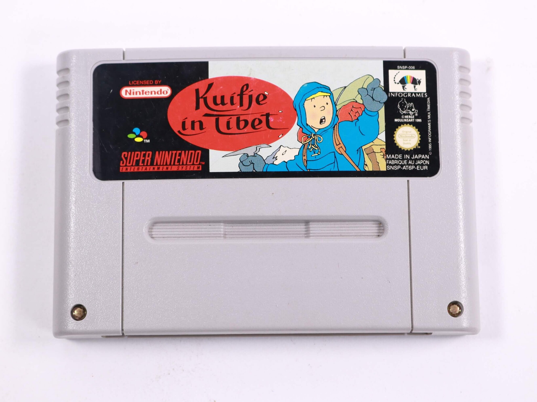 SNES - Kuifje in Tibet / Tintin au Tibet