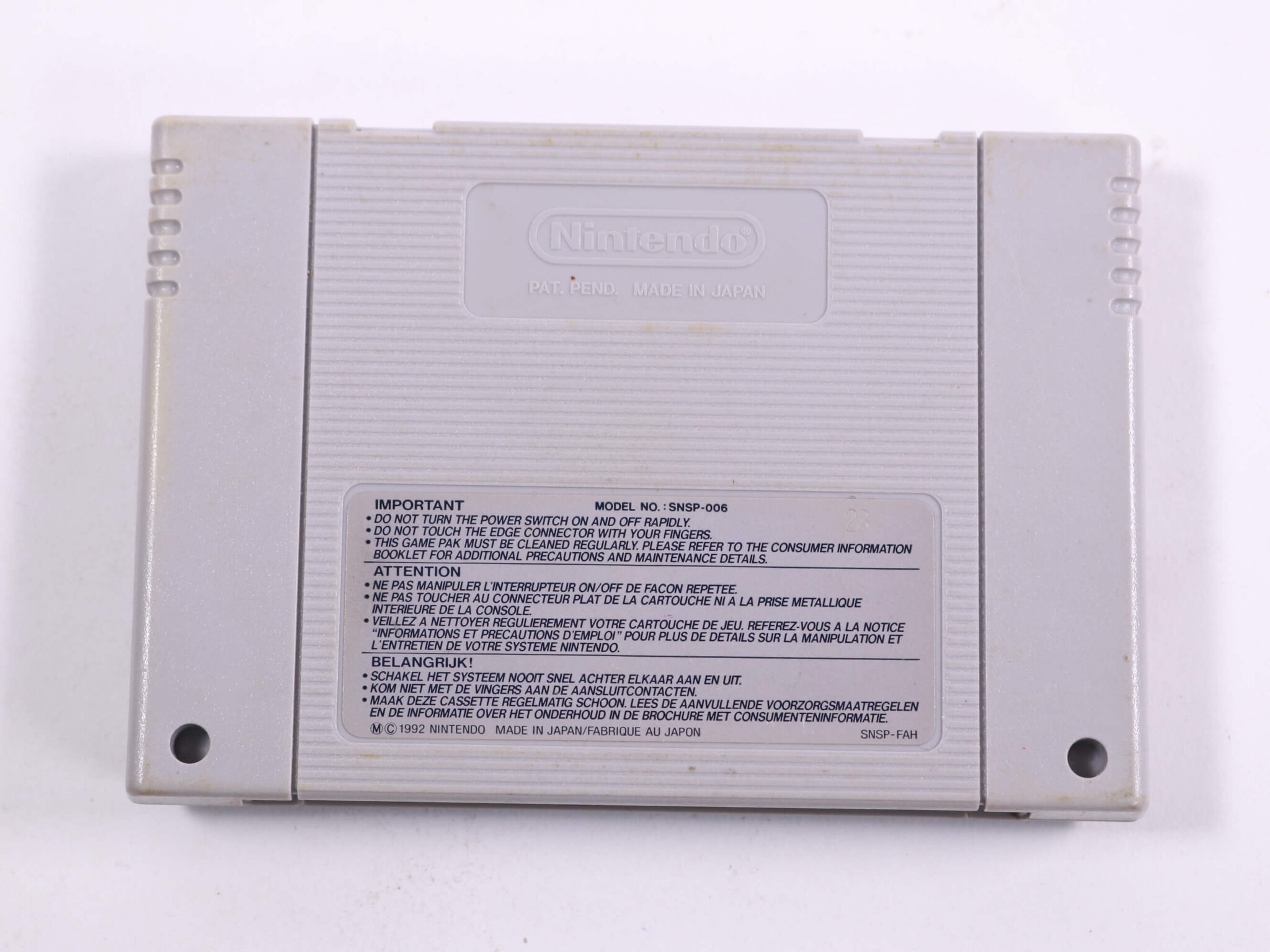 SNES - Out to Lunch - Nintendo - productfoto 2