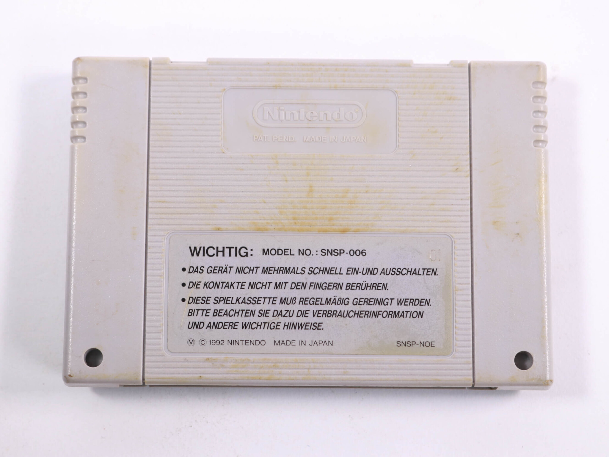 SNES - World Cup Striker - Nintendo - productfoto 2