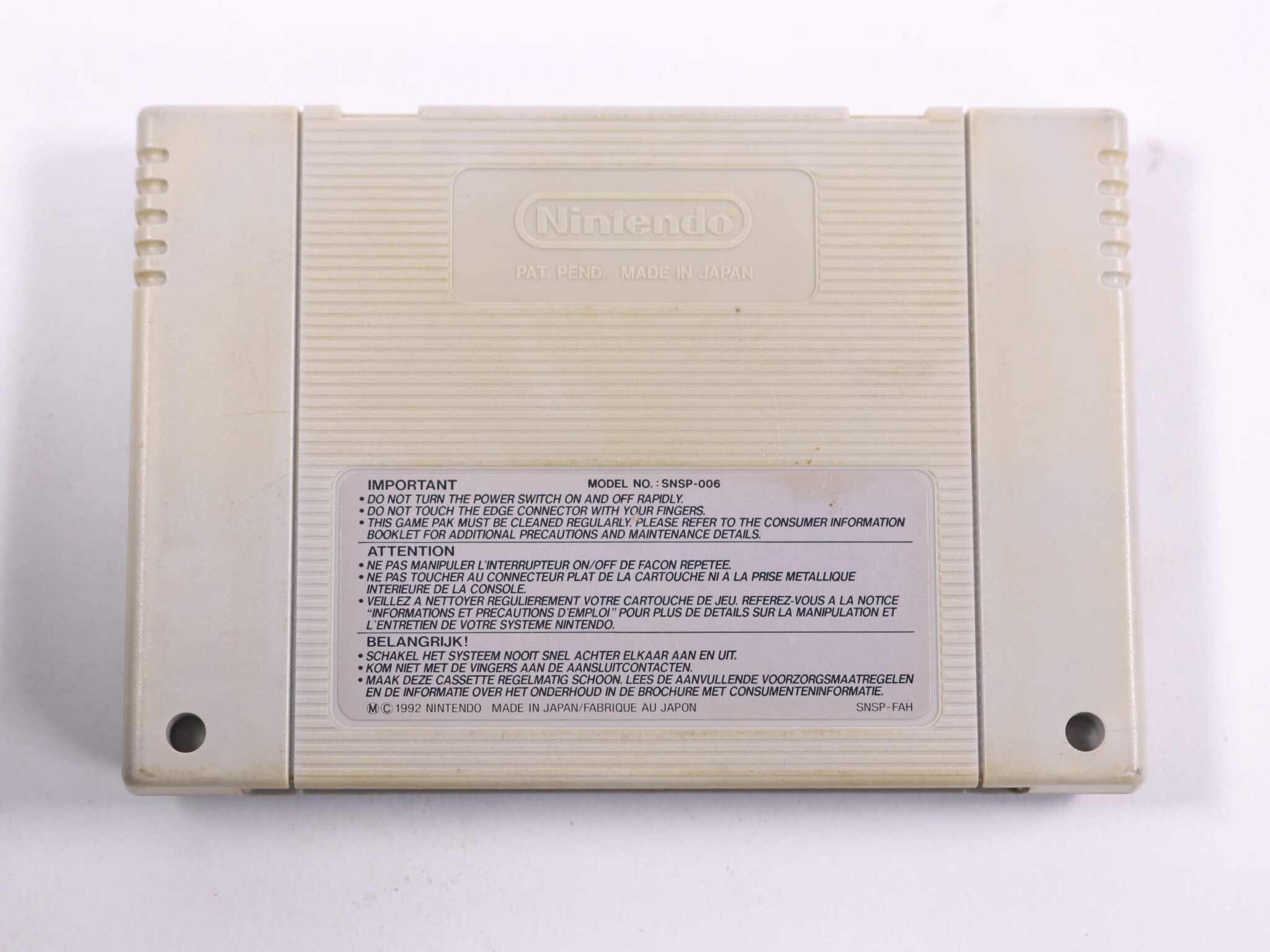 SNES - Lethal Weapon - Nintendo - productfoto 2