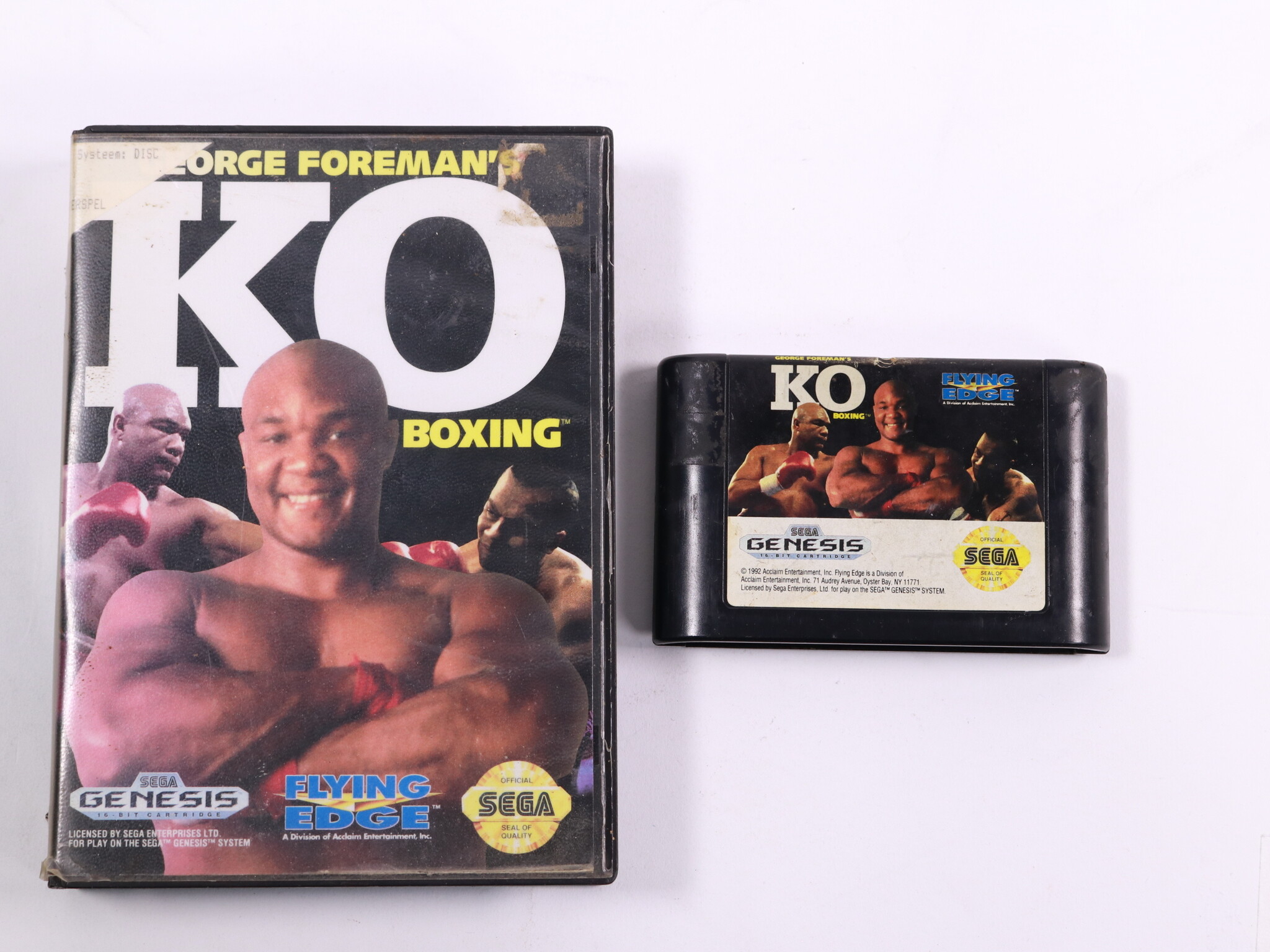 SEGA Genesis - George Foreman's KO Boxing  [No Manual]