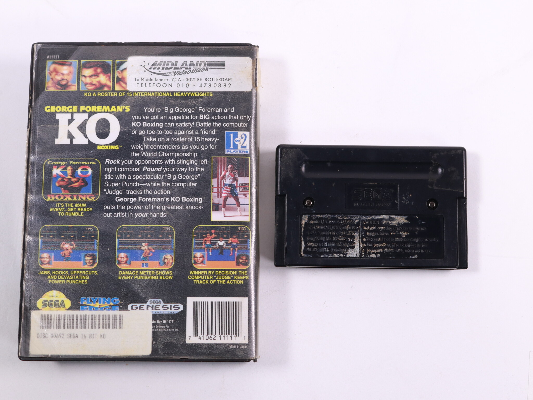 SEGA Genesis - George Foreman's KO Boxing [No Manual] - Sega - productfoto 2