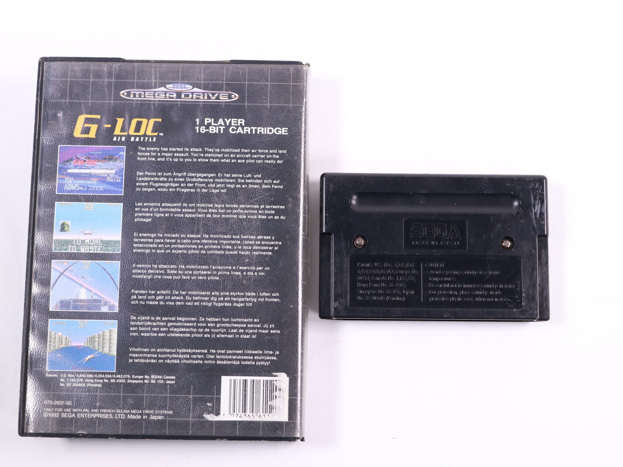 SEGA Mega Drive - G-LOC: Air Battle [No Manual] - Sega - productfoto 2