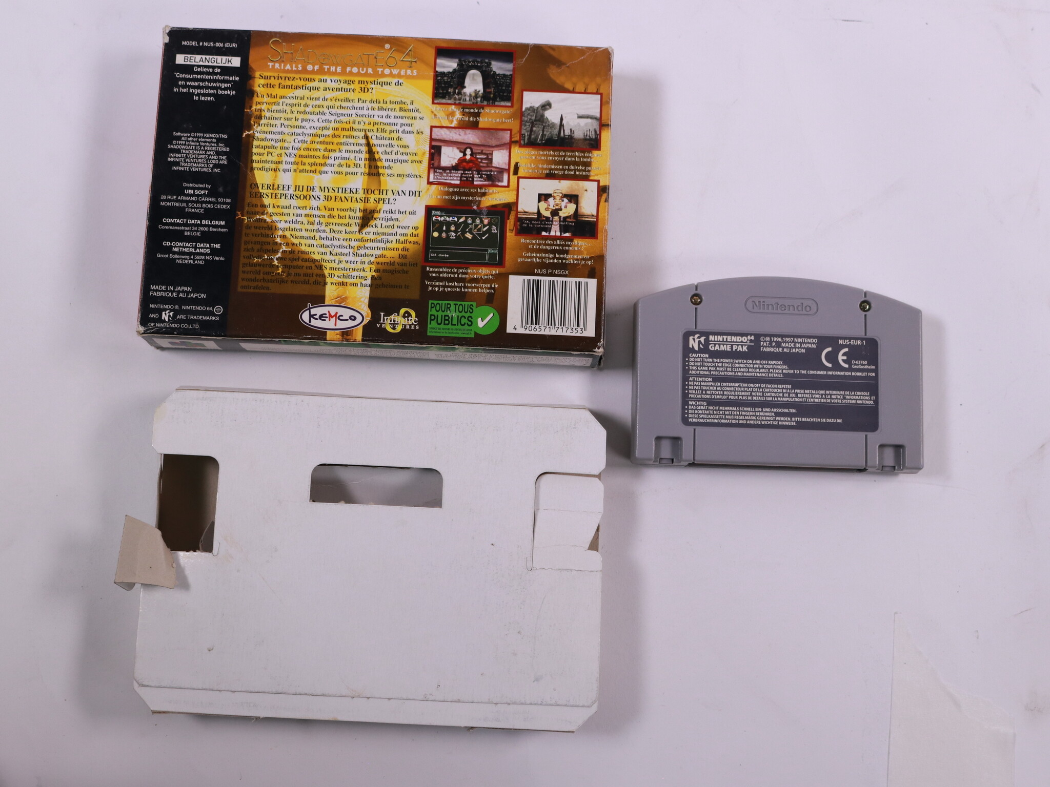 N64 - Shadowgate 64 - Boxed - TNS Co., Ltd. - productfoto 2
