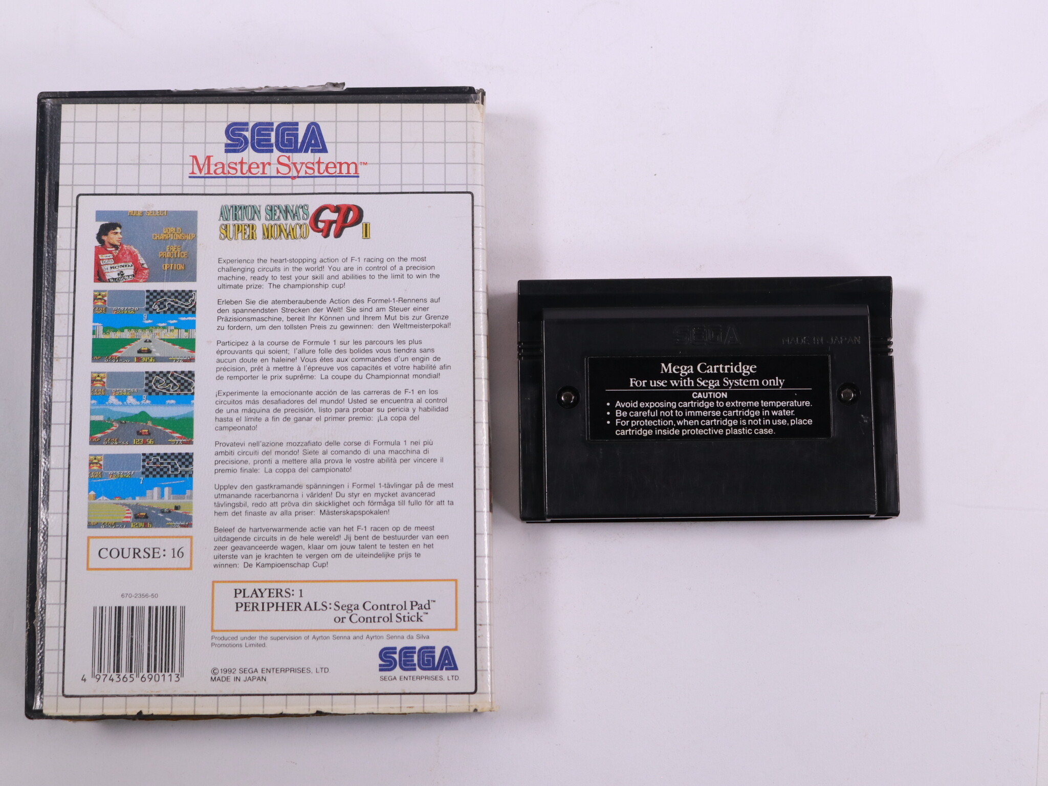 SEGA Master System - Super Monaco GP II [No Manual] - Sega - productfoto 2