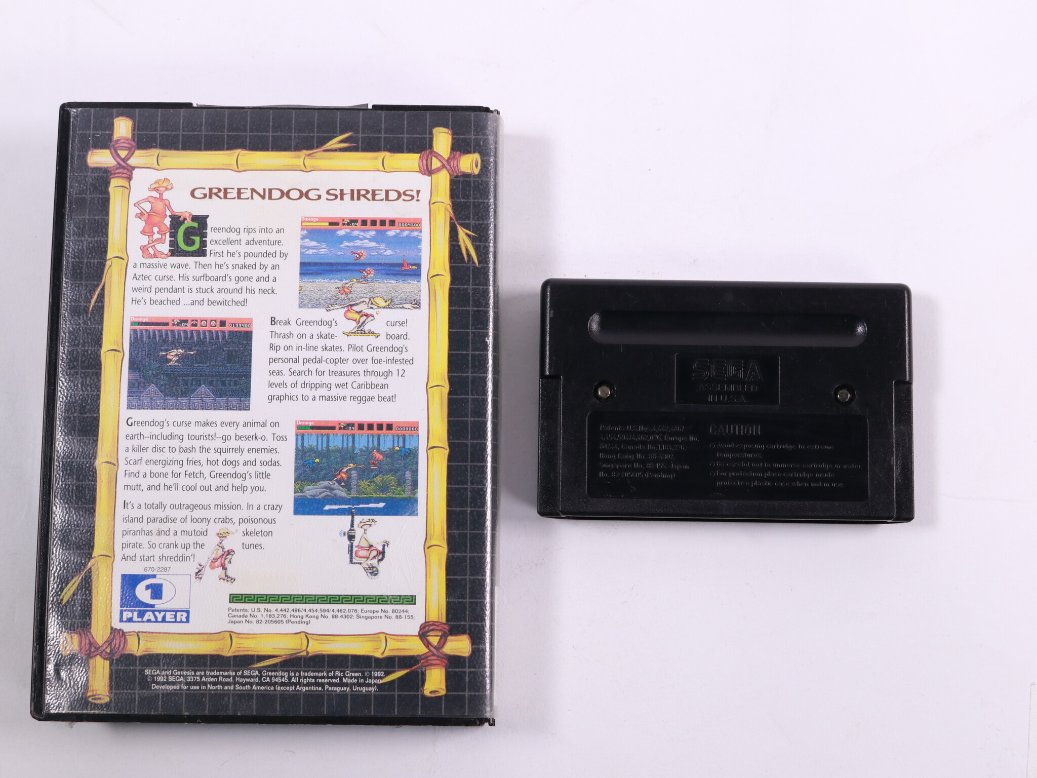 SEGA Mega Drive - Greendog: The Beached Surfer Dude! [No Manual] - Sega - productfoto 2