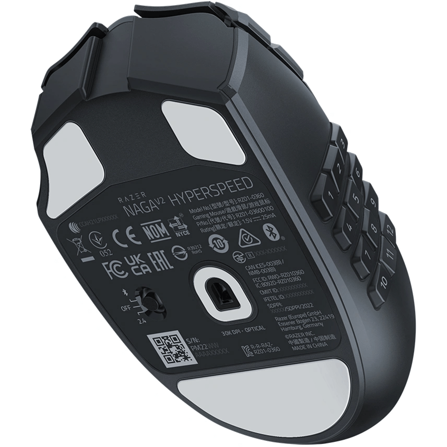 Naga V2 Hyperspeed Draadloze Gaming Muis - Razer - productfoto 4