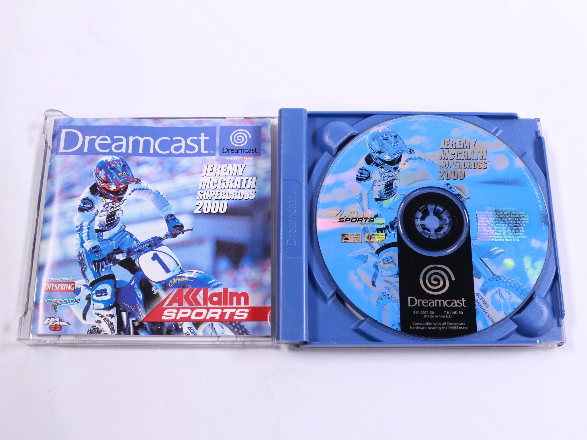 Dreamcast - Jeremy McGrath Supercross 2000 - Acclaim Studios Salt Lake City - productfoto 2