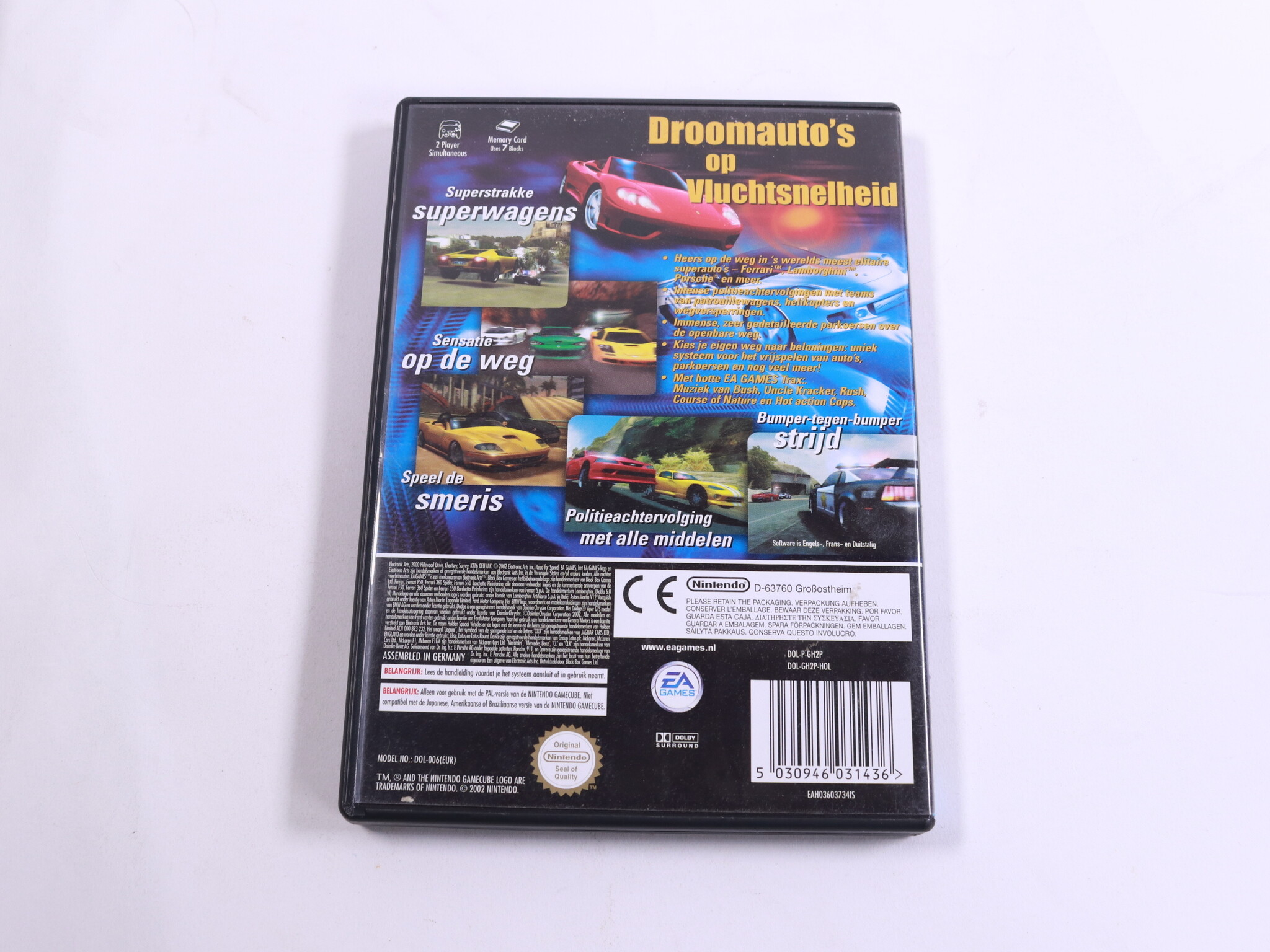 GameCube - Need for Speed: Hot Pursuit 2 - EA Black Box - productfoto 2