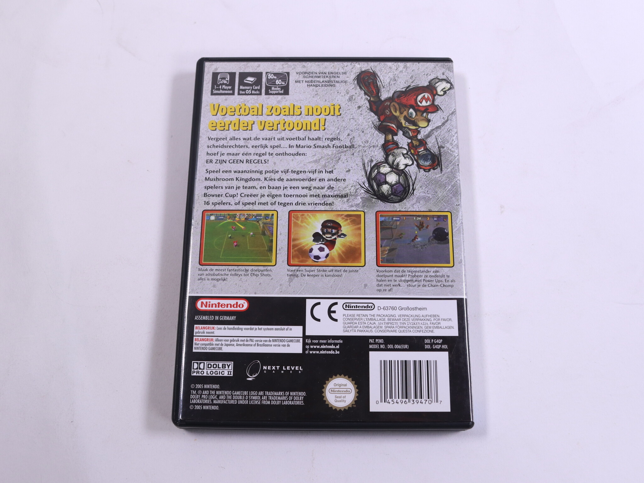 GameCube - Mario Smash FootBall - Nintendo - productfoto 2