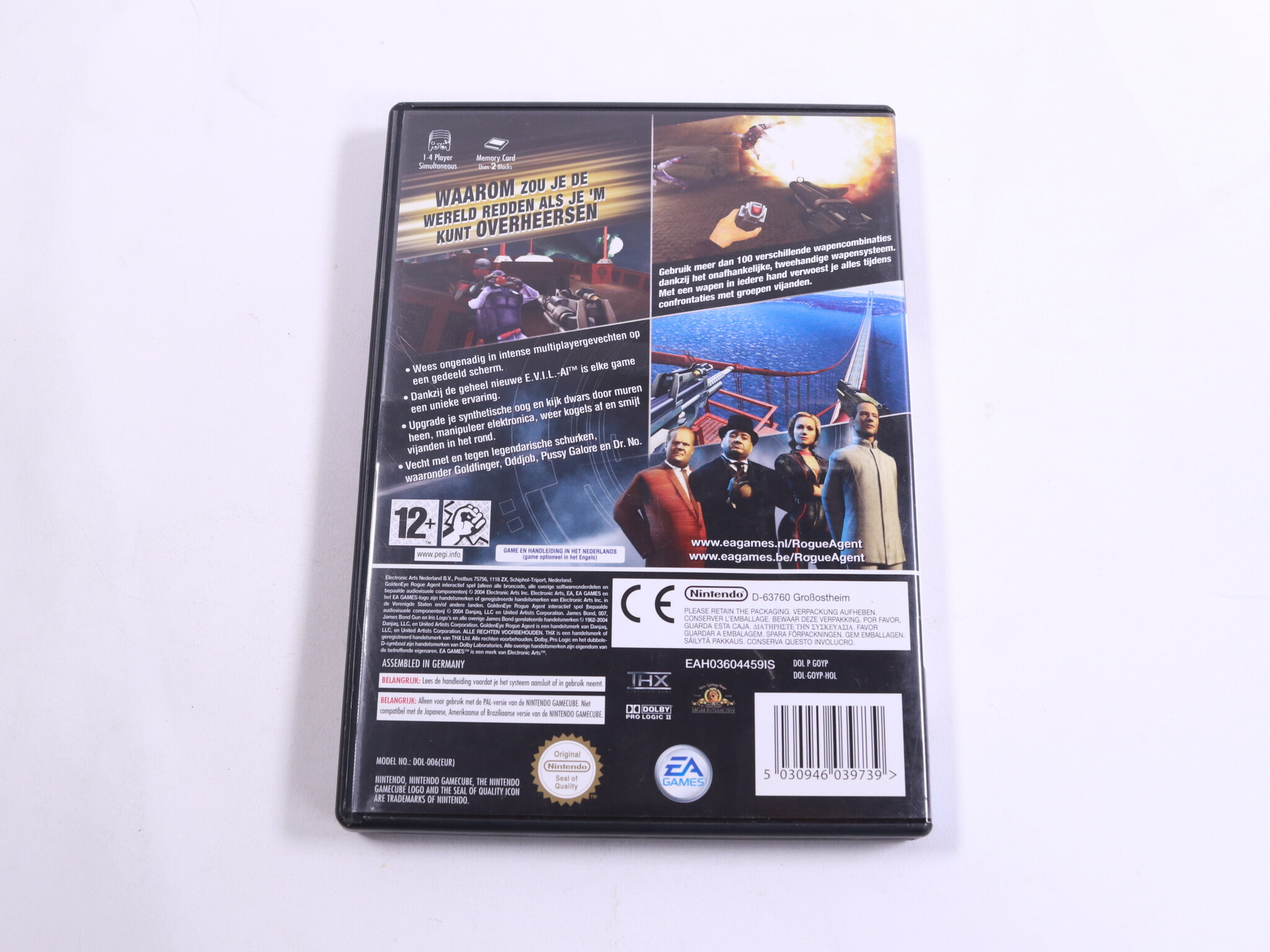 GameCube - GoldenEye: Rogue Agent - Electronic Arts - productfoto 2