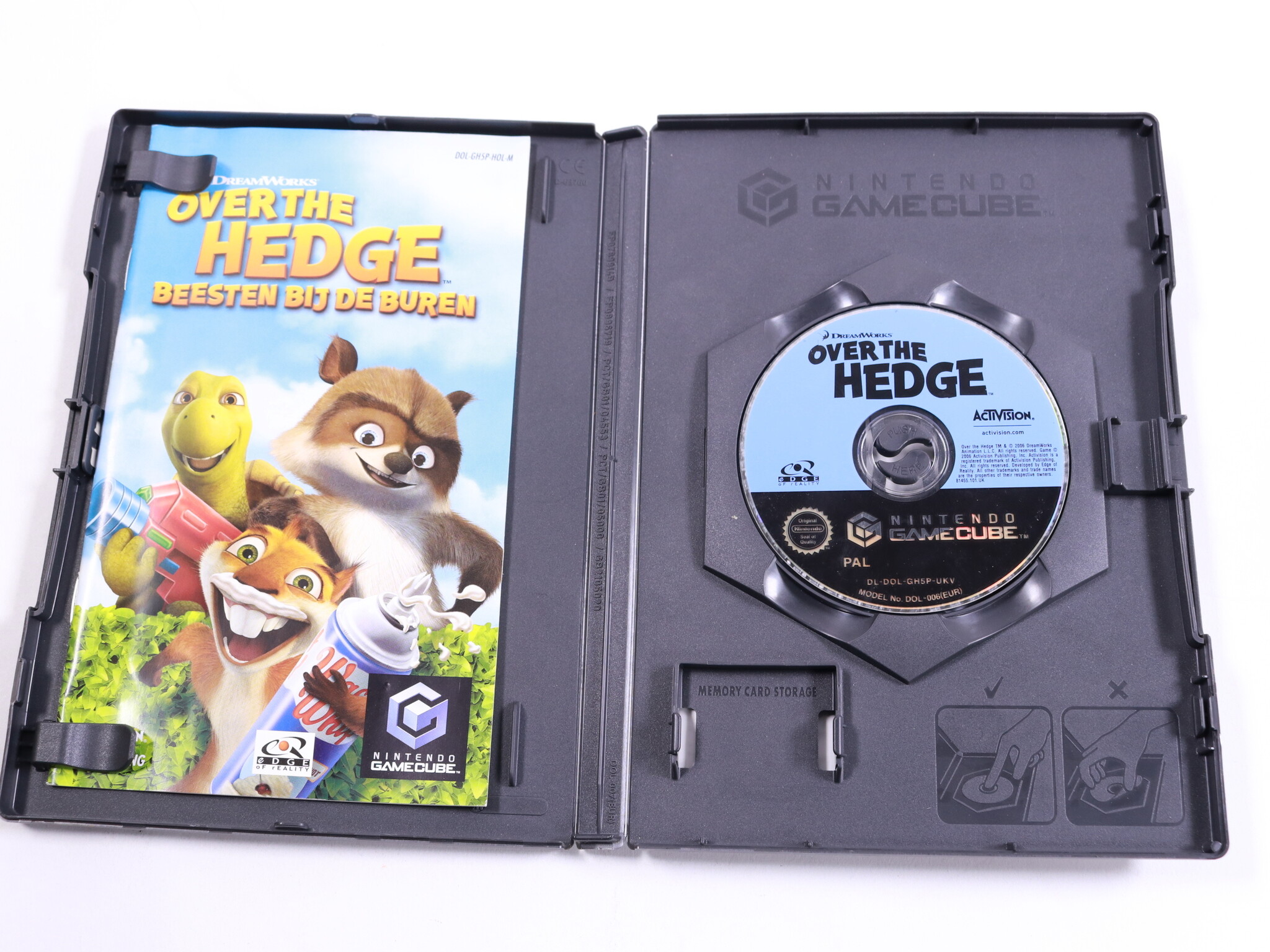 GameCube - Over The Hedge Beesten Bij De Buren - Edge of Reality - productfoto 2