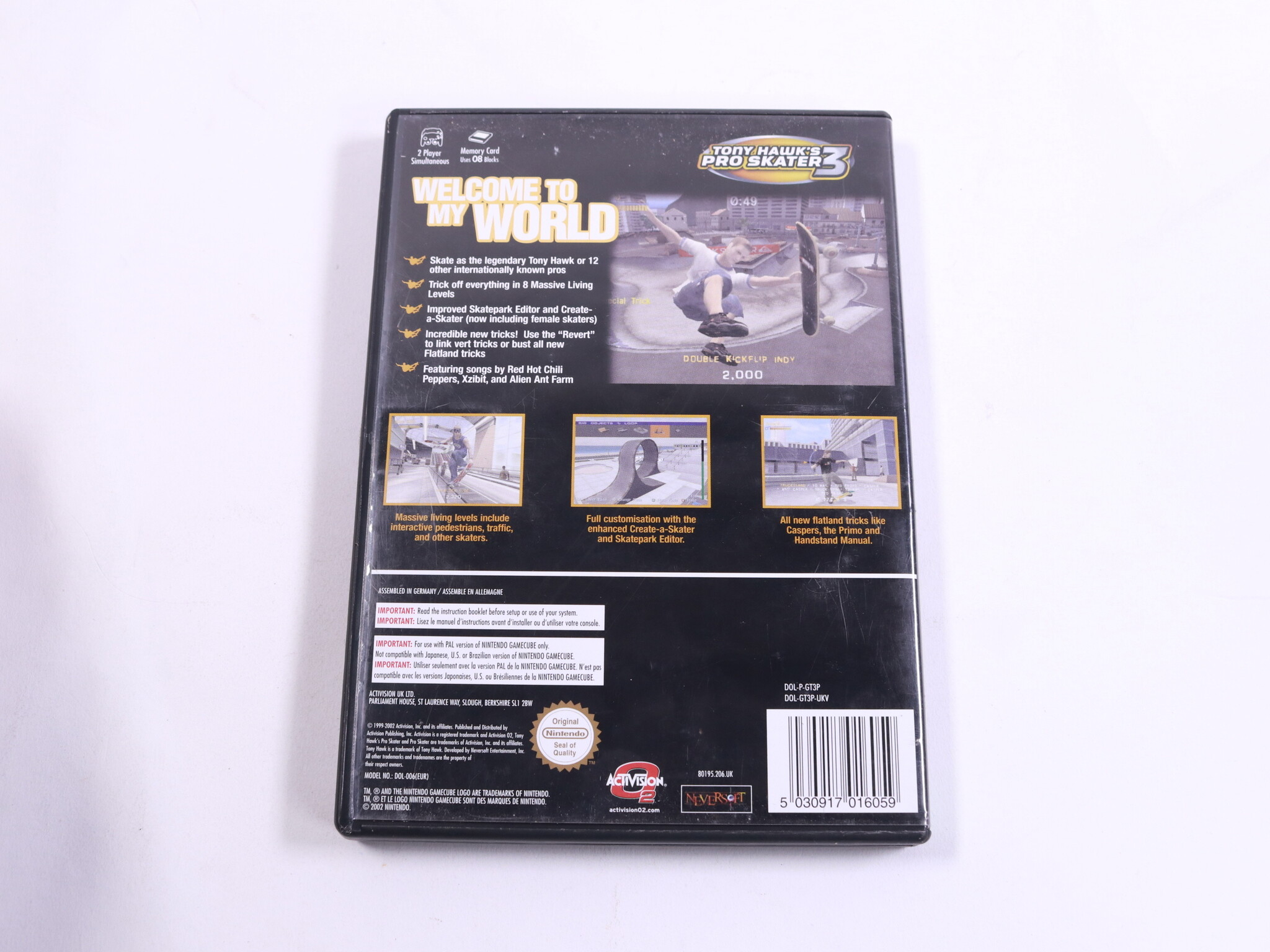 GameCube - Tony Hawk's Pro Skater 3 - Neversoft - productfoto 3