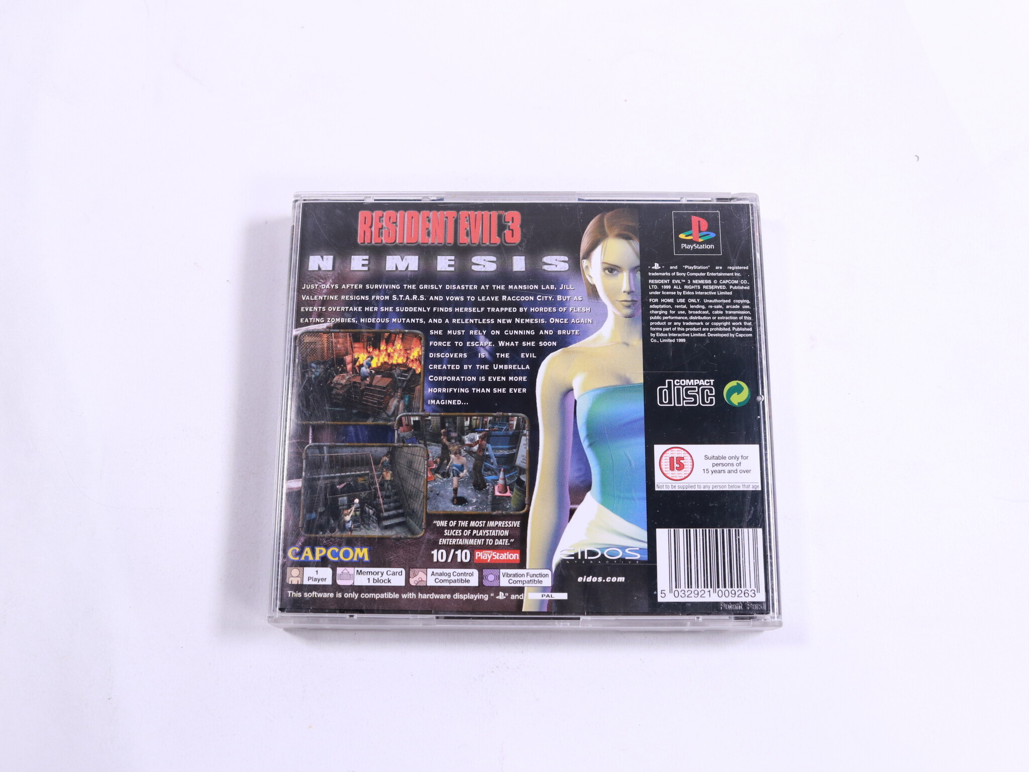 Playstation 1 - Resident Evil 3 Nemesis - productfoto 3
