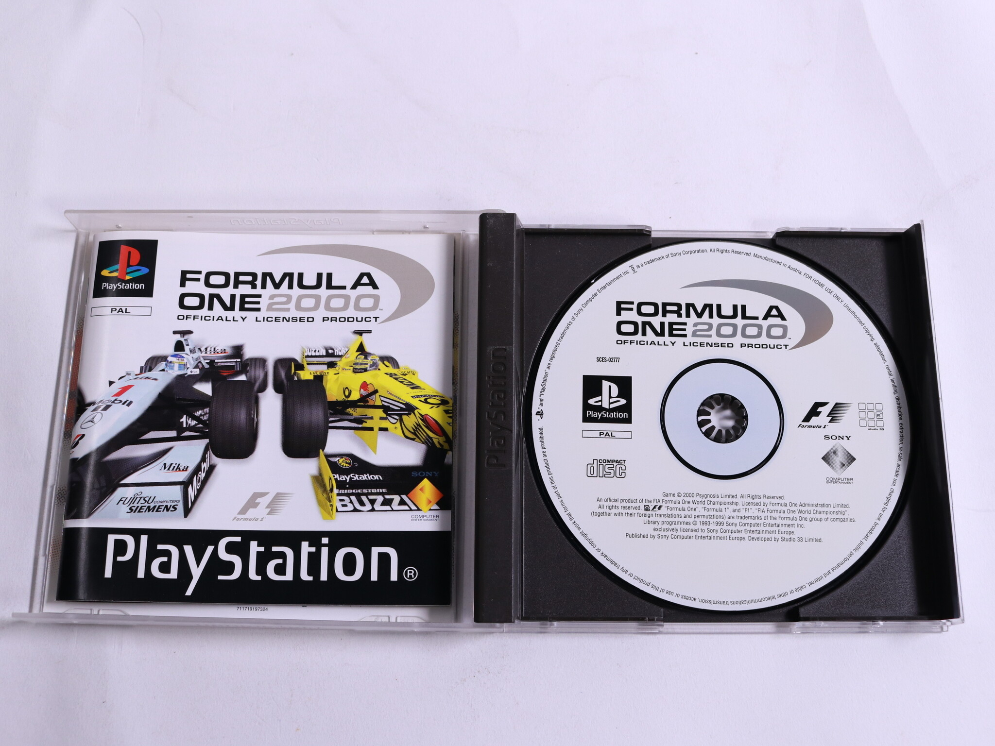 PlayStation 1 - Formula 1 2000 - EA Sports - productfoto 2