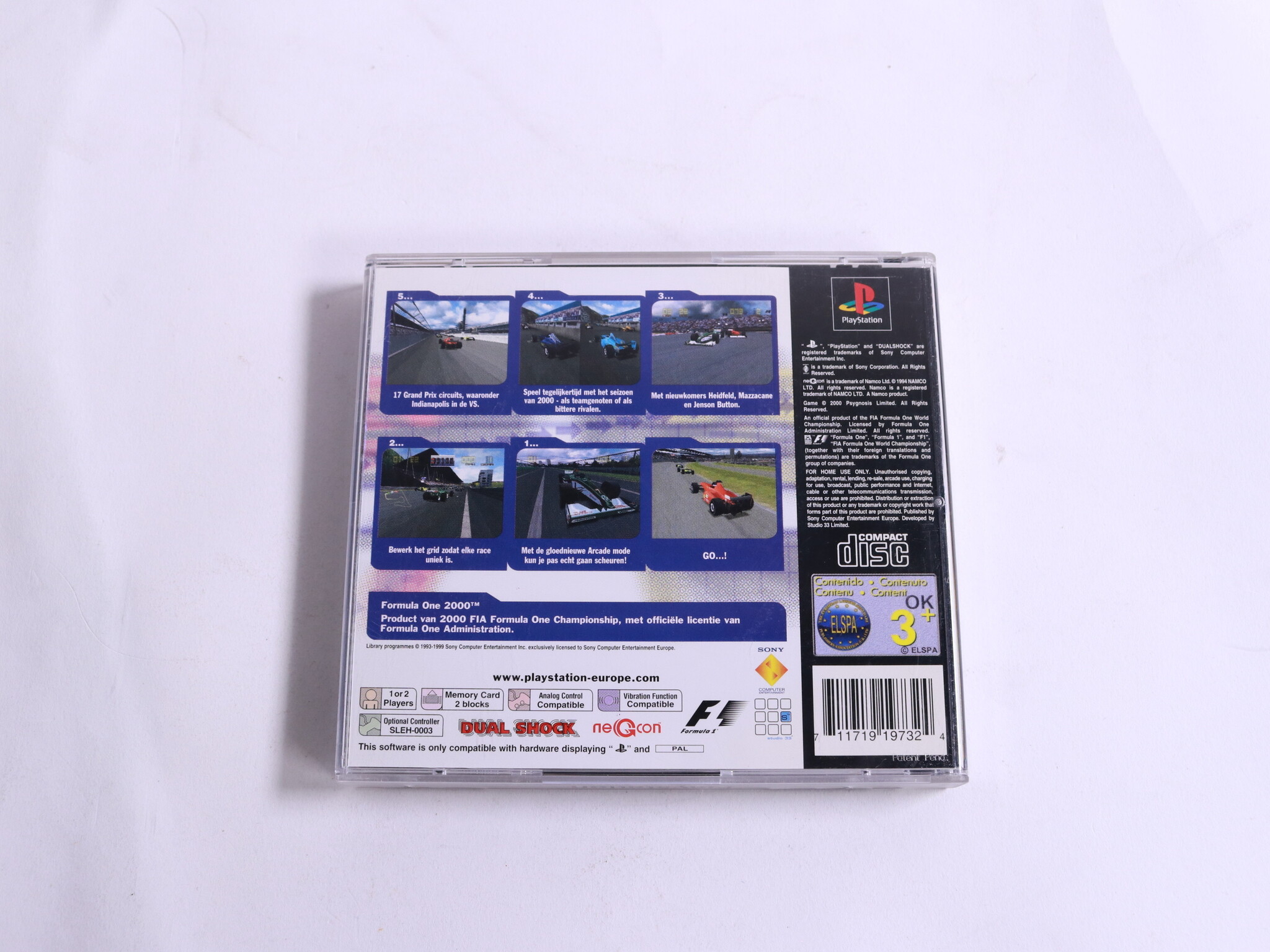 PlayStation 1 - Formula 1 2000 - EA Sports - productfoto 3